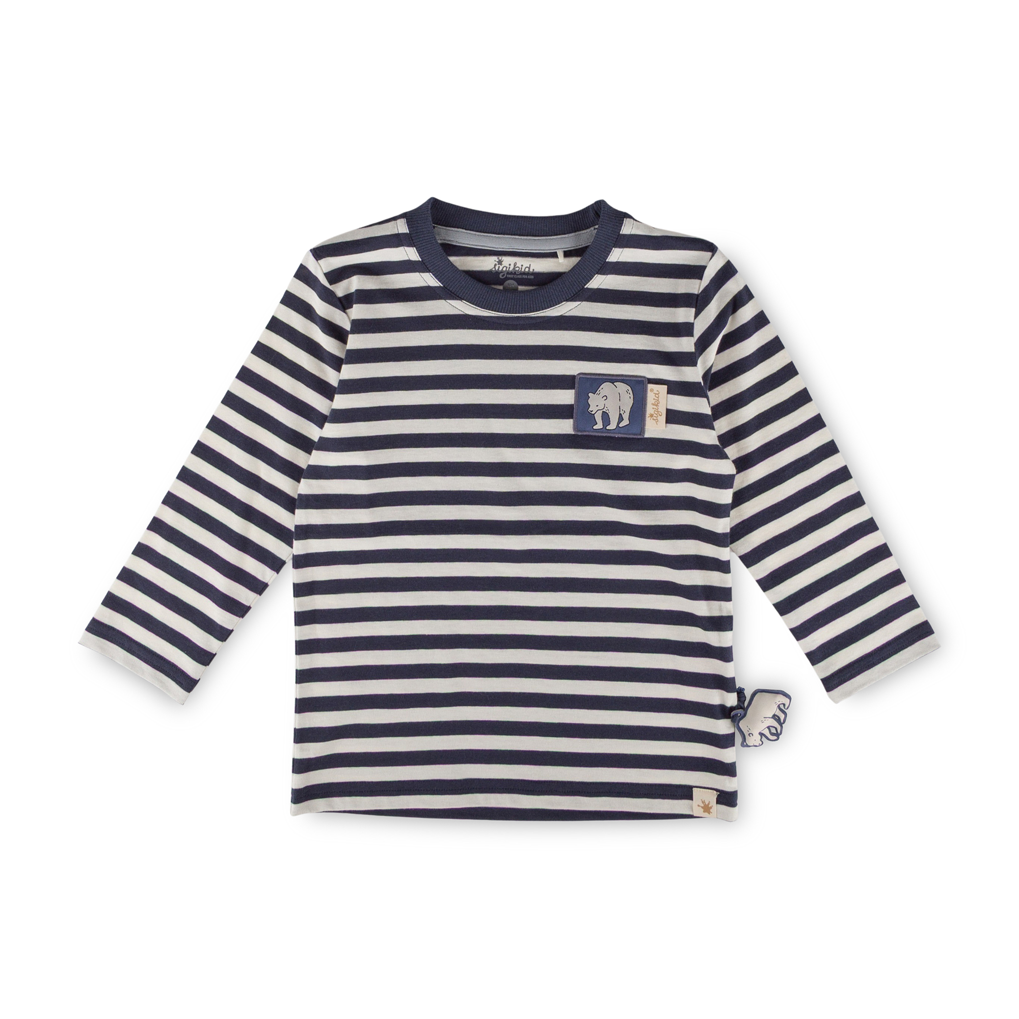 Striped children's long sleeve Tee bear, Polar Friends