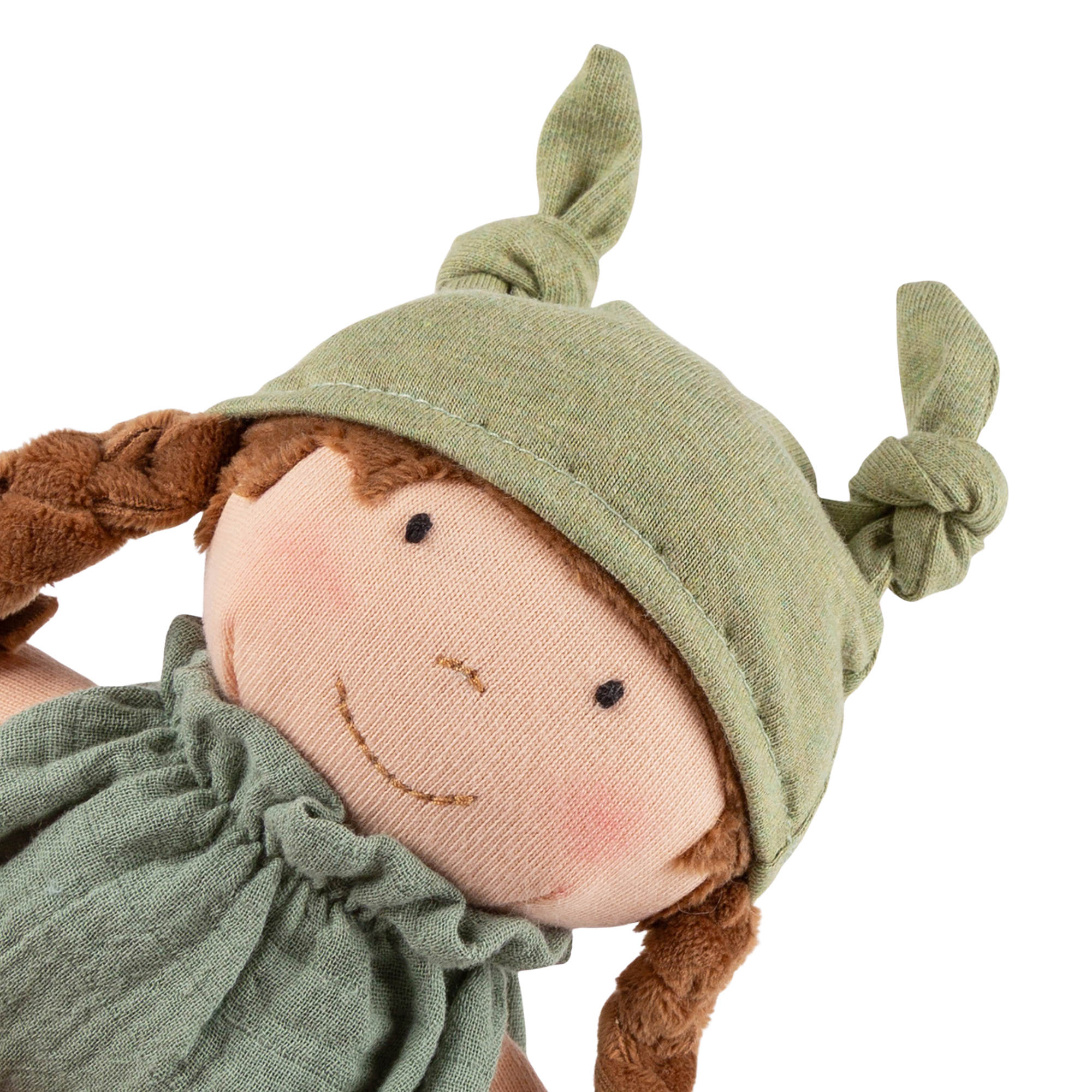 Baby soft doll Brenda Bilipup, green