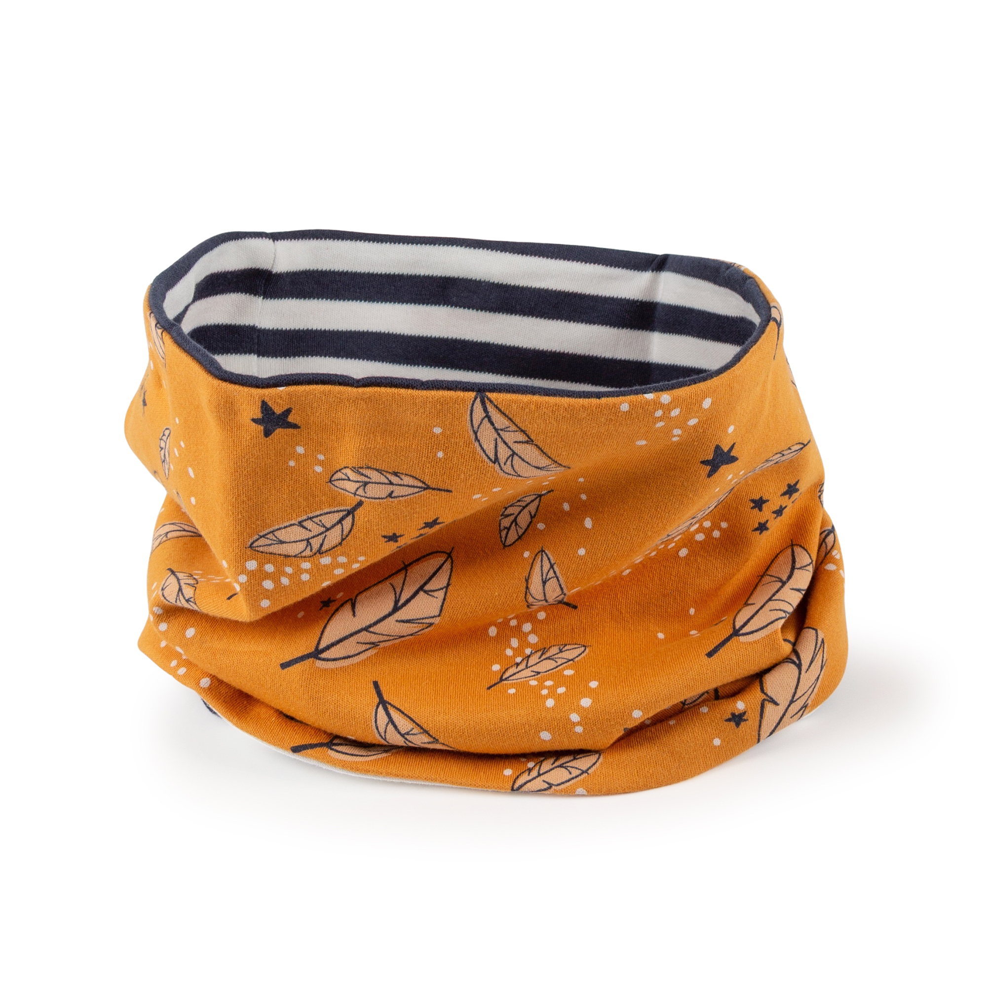 Children's reversible loop scarf Magic Owl