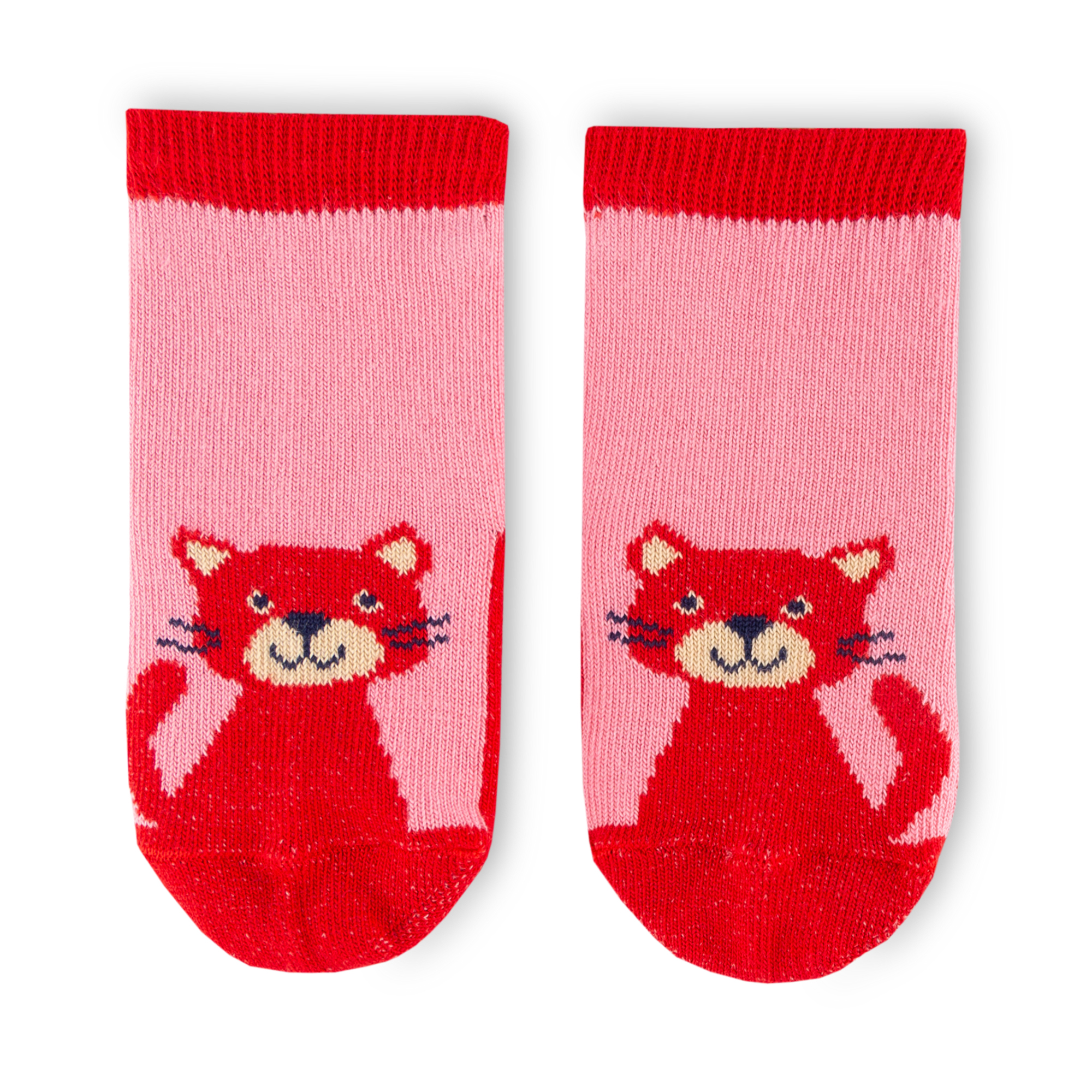 Baby Socken- im 3er-Set mit Katzen Motiv, bunt