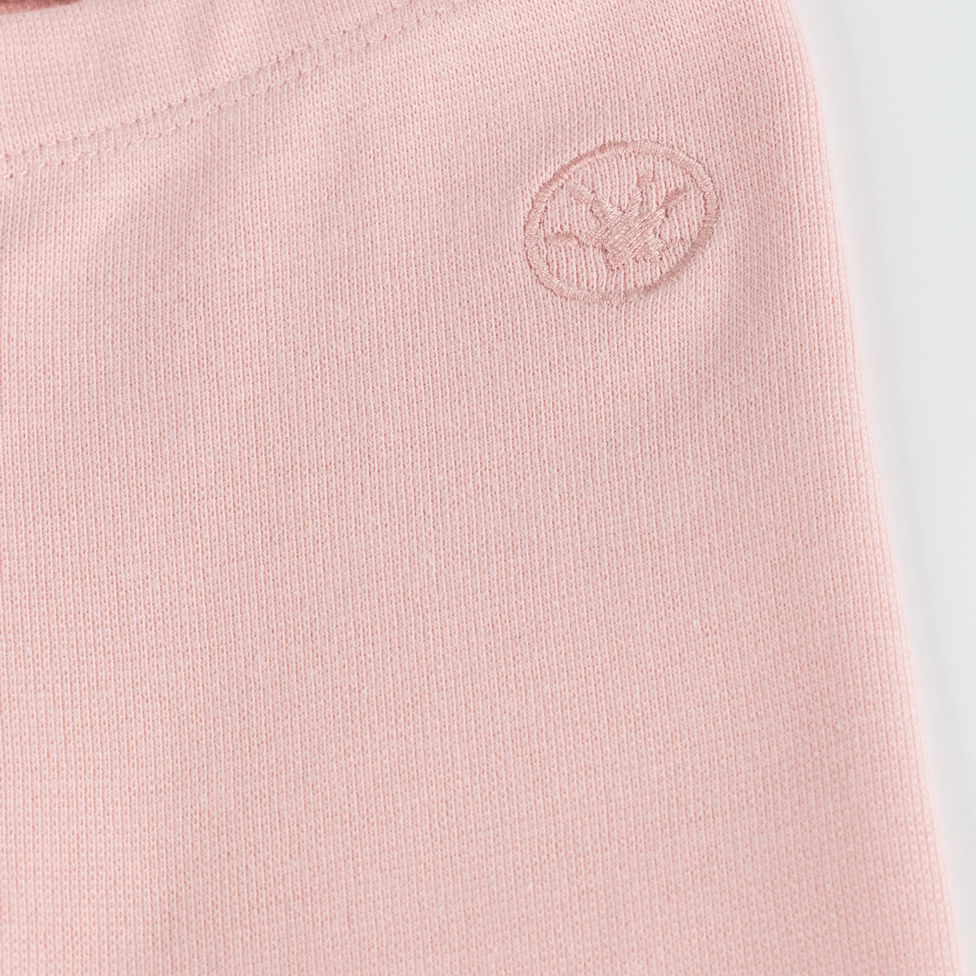 Kinder Rippstrick Leggings, rosa, Petit Croissant
