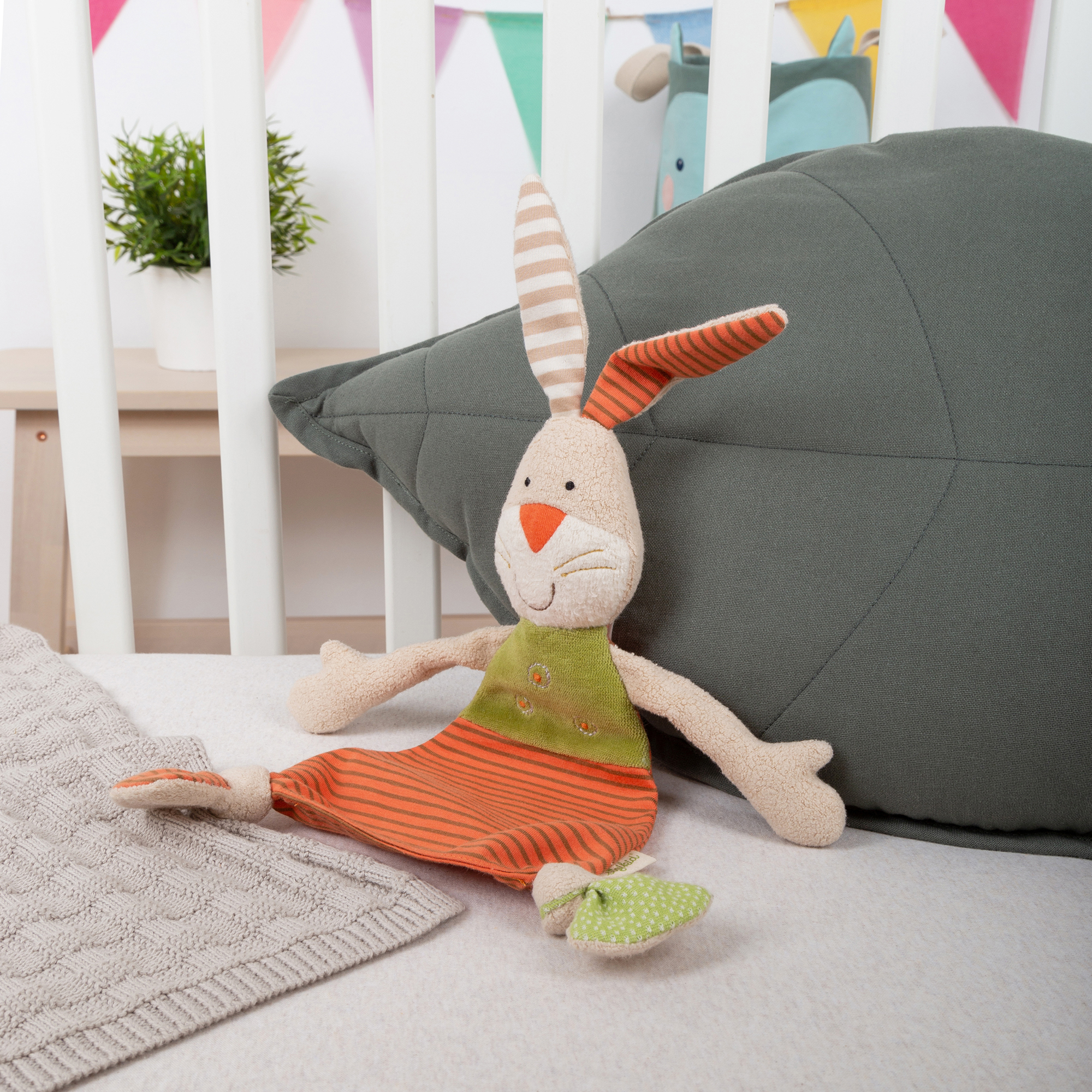 Baby blankie bunny, organic Baby blankie bunny, organic