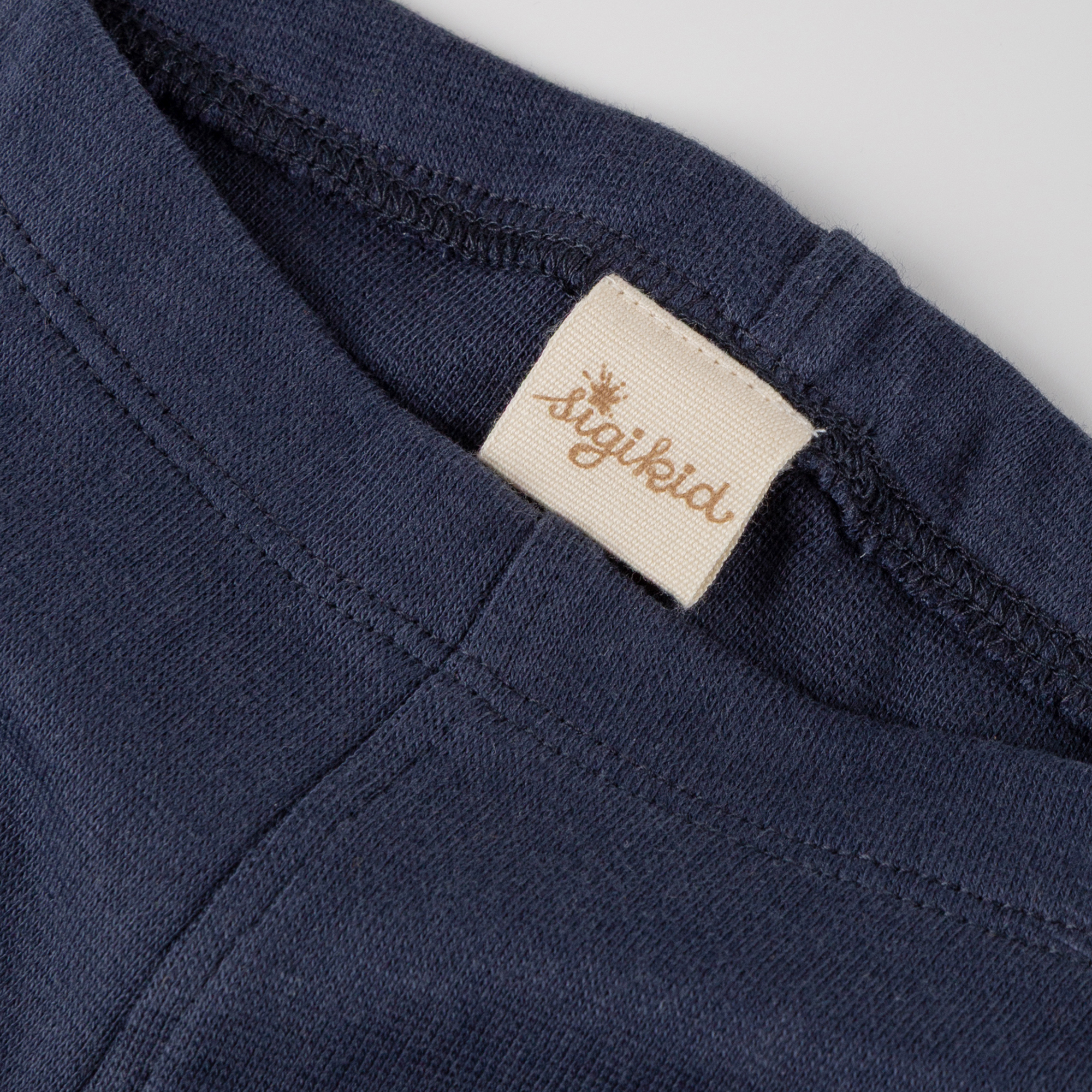 Kinder Rippstrick Leggings Magic Owl, dunkelblau Kinder Rippstrick Leggings Magic Owl, dunkelblau