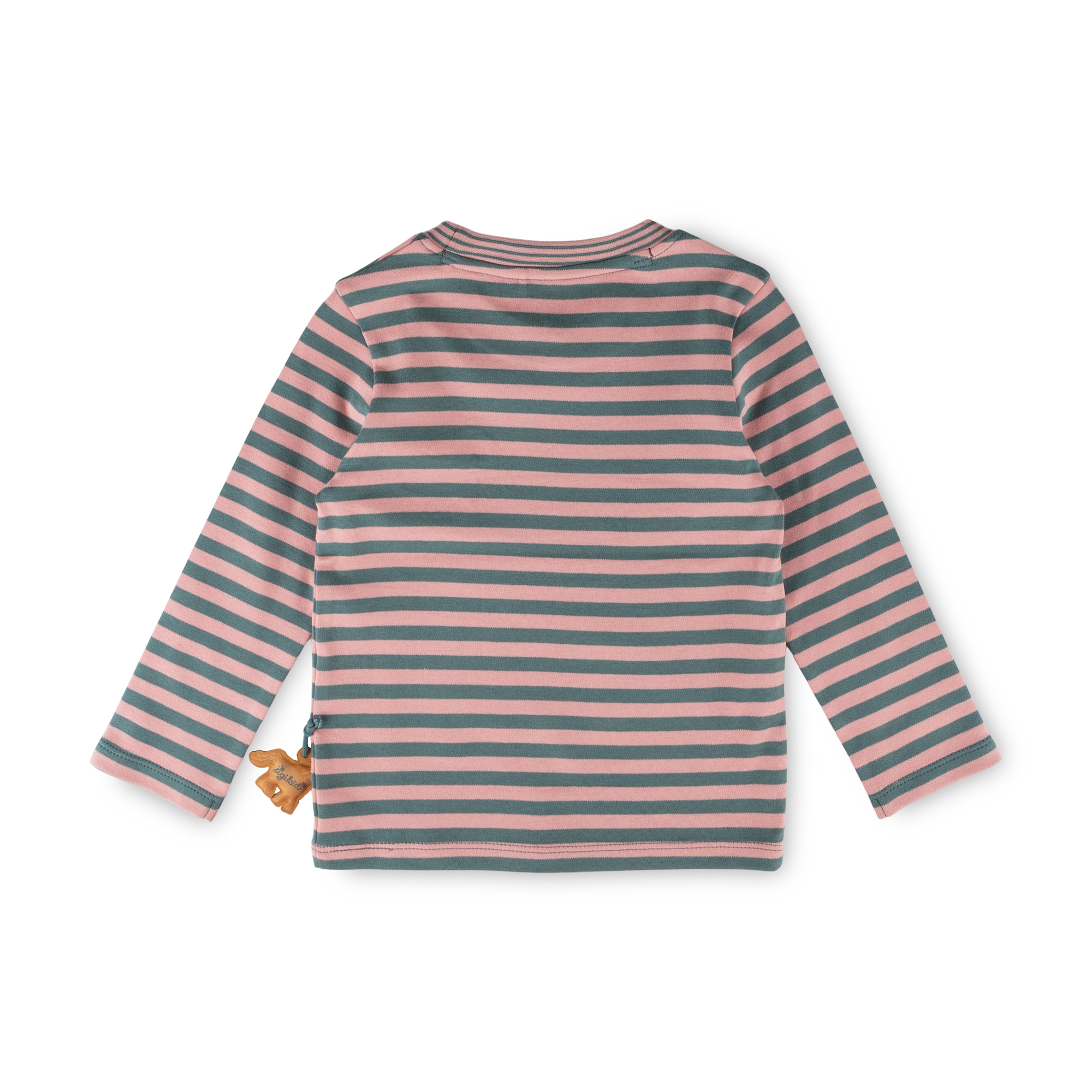 Kinder Ringel Langarmshirt Pony Love, grün-rosa