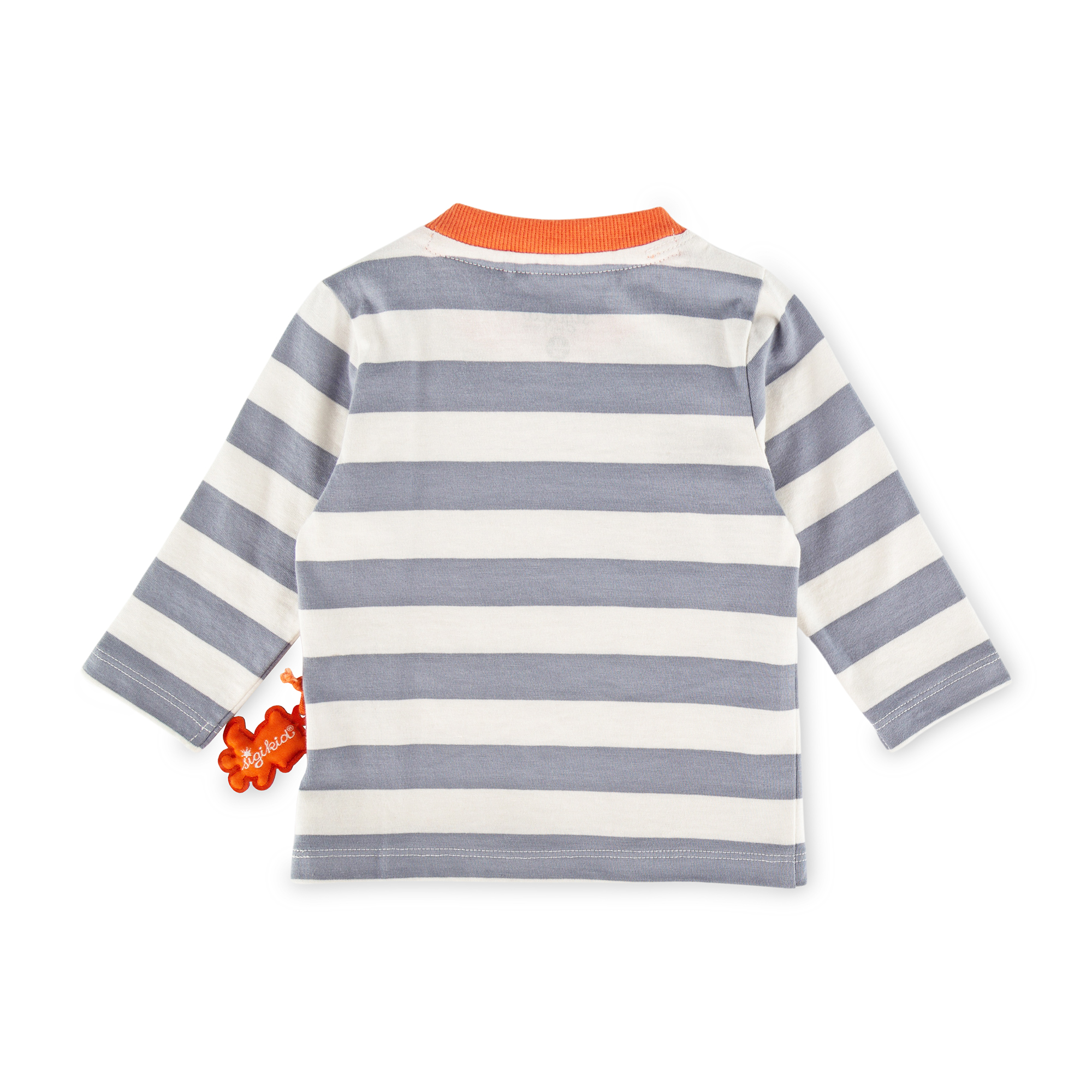 Striped baby long sleeve Tee tiger patch