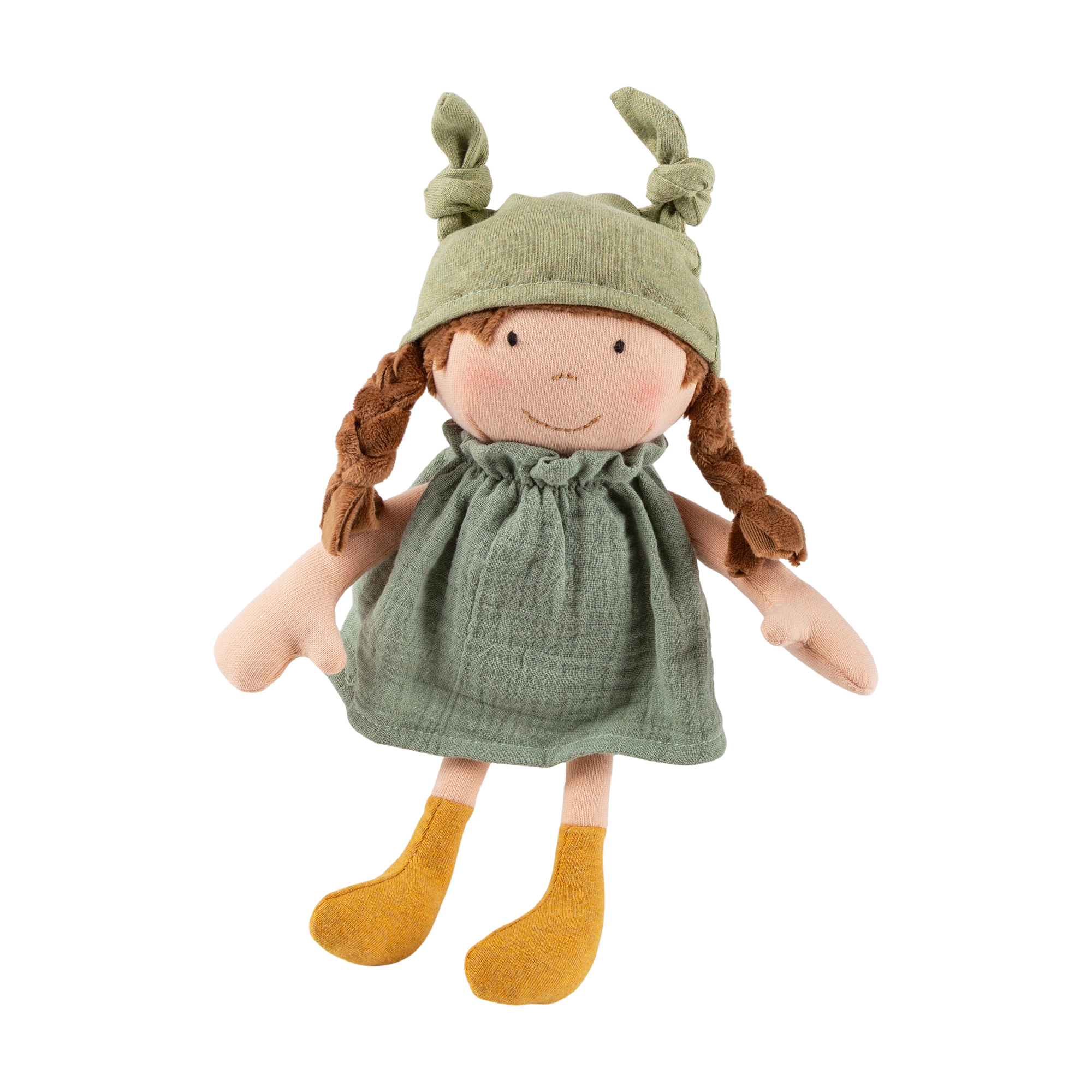 Baby soft doll Brenda Bilipup, green