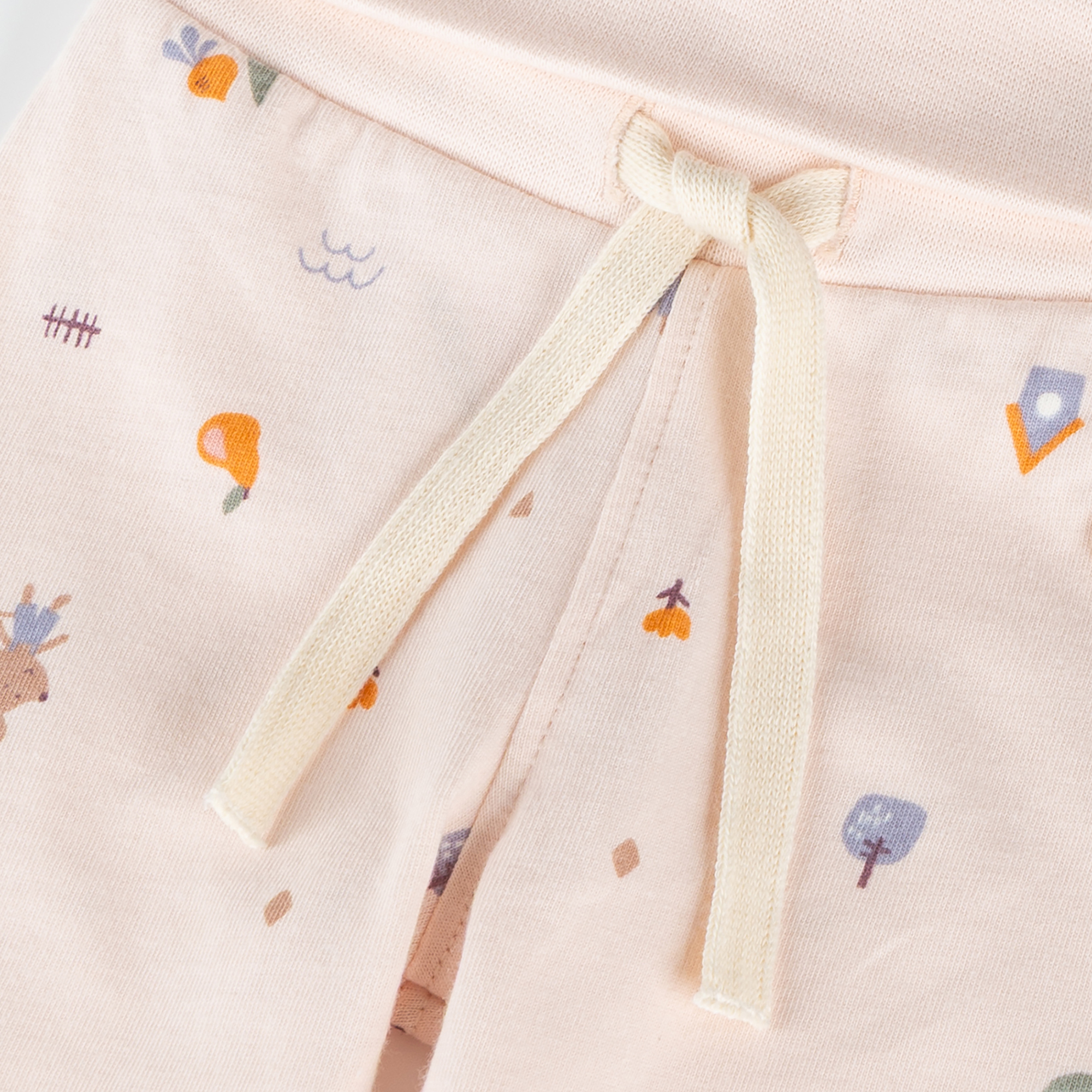 Newborn baby pants, pastel pink