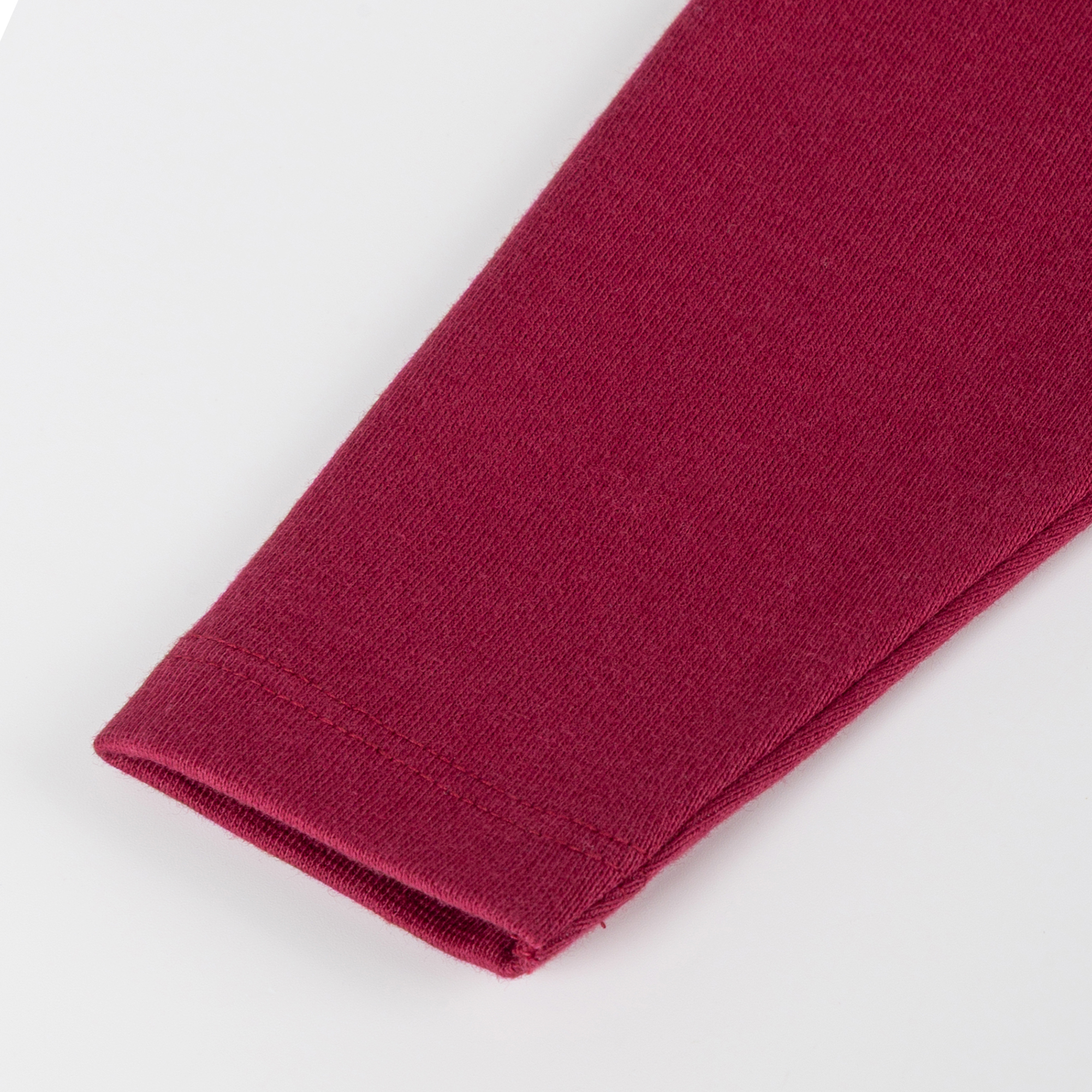 Baby rib knit leggings, dark red