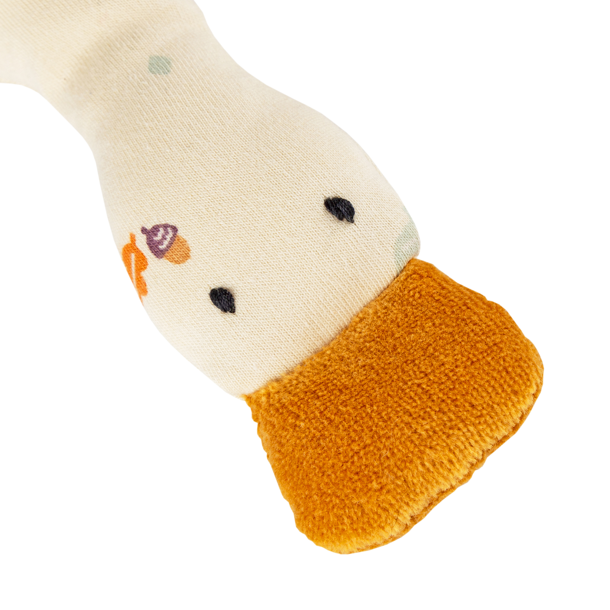 Baby rattle grasp soft toy goose, sigibaby