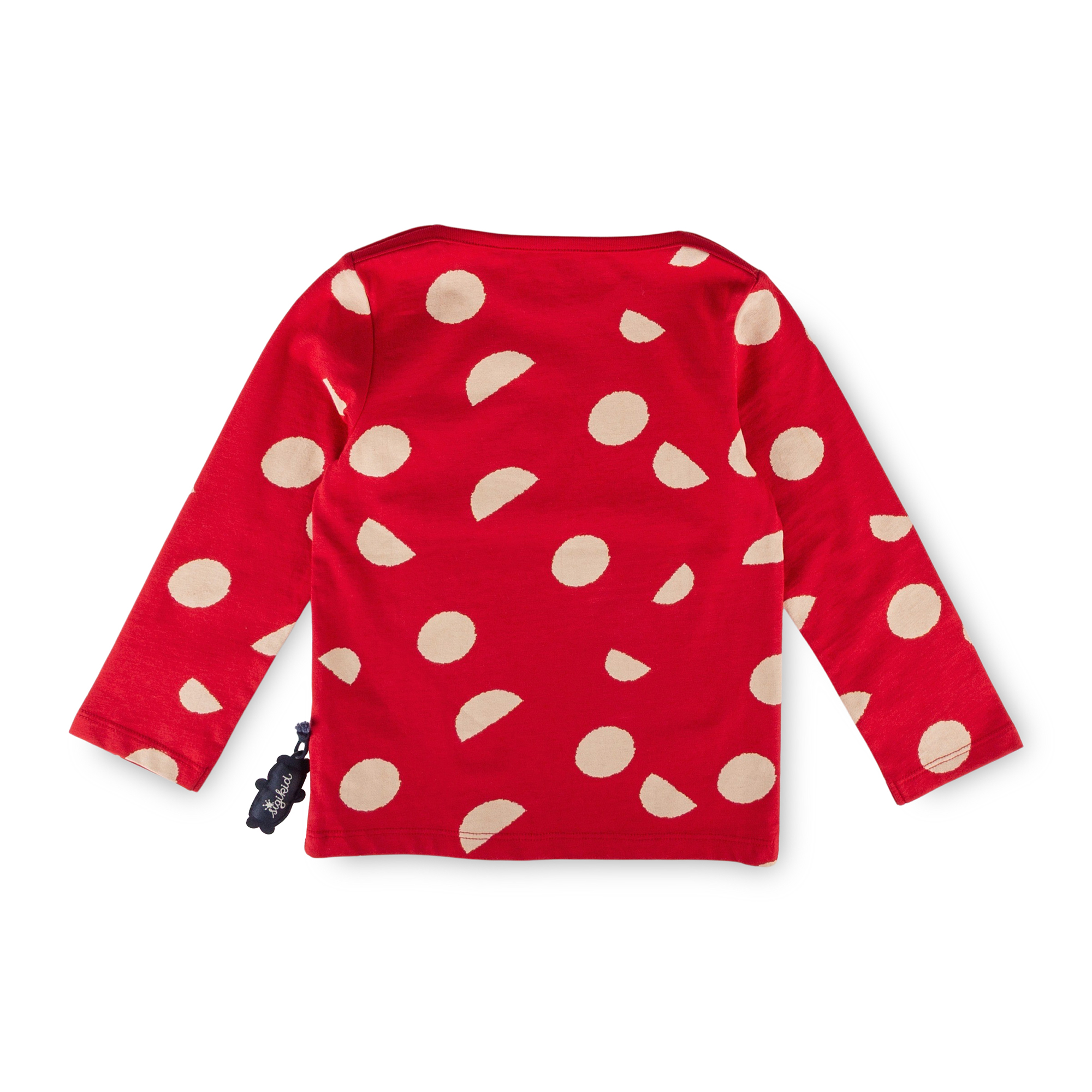 Children's long sleeve Tee, red, printed
