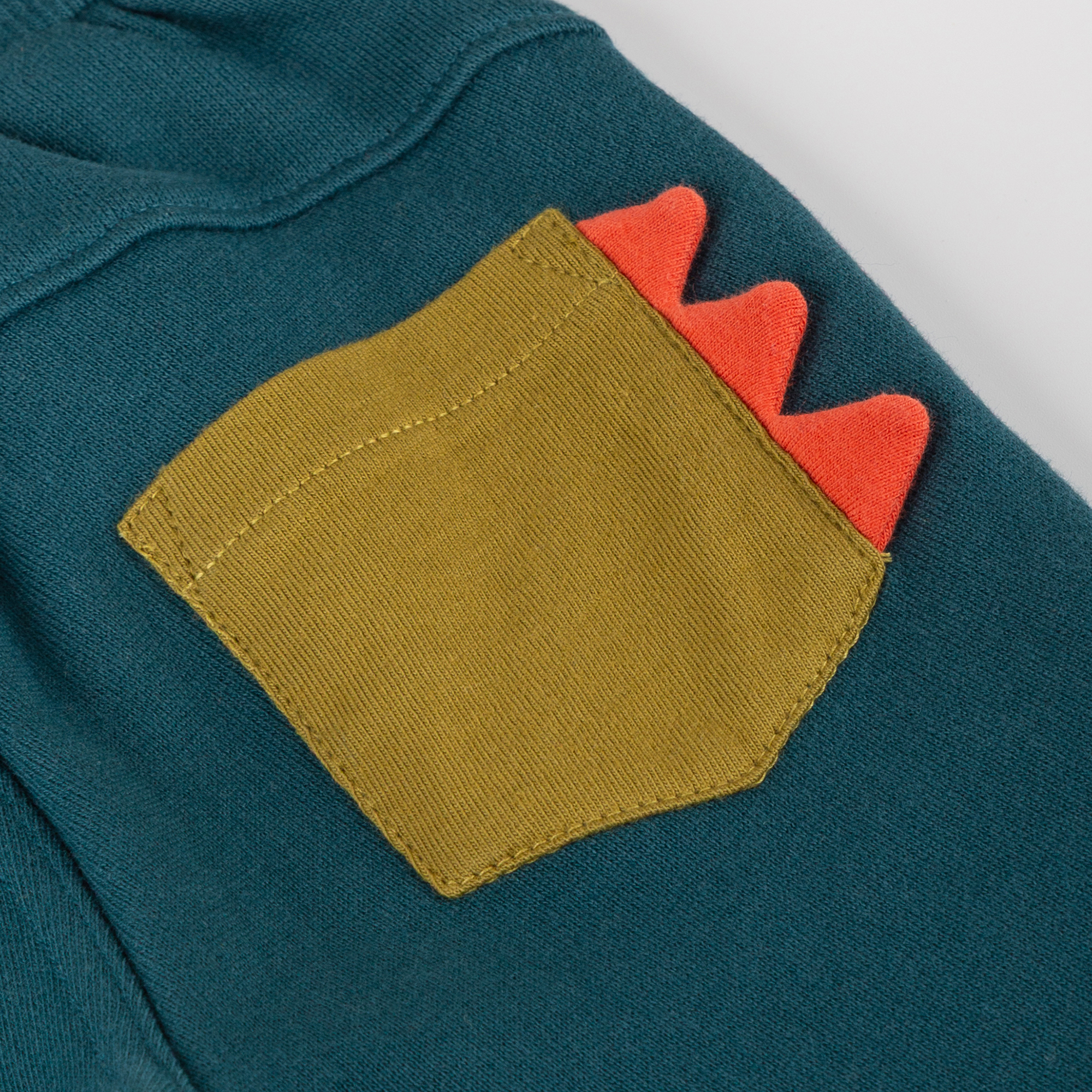 Baby sweat pants with knee patches, Dino Fun