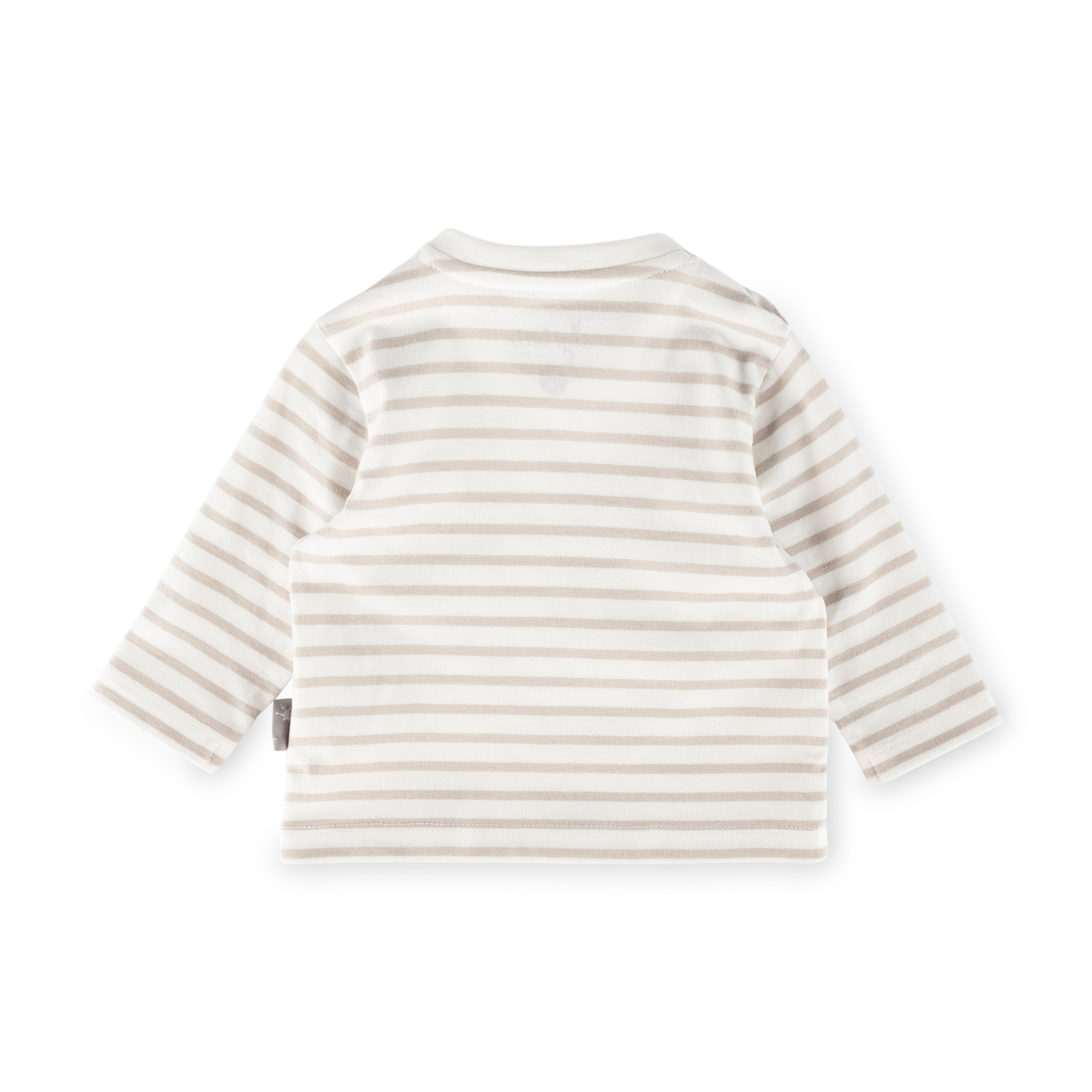 Baby Langarm Ringelshirt Krönchen Bär, beige Baby Langarm Ringelshirt Krönchen Bär, beige