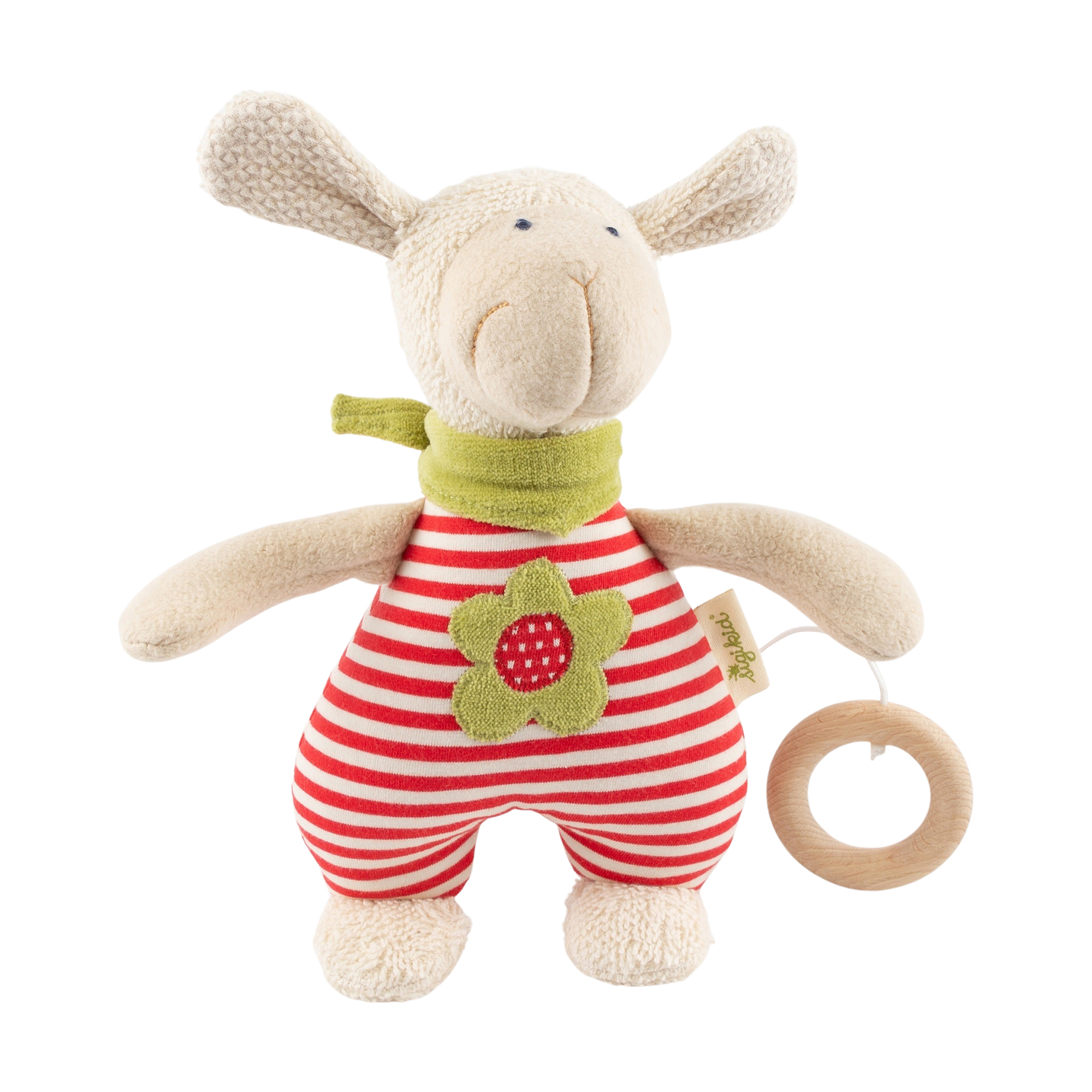 Musical soft toy sheep, organic