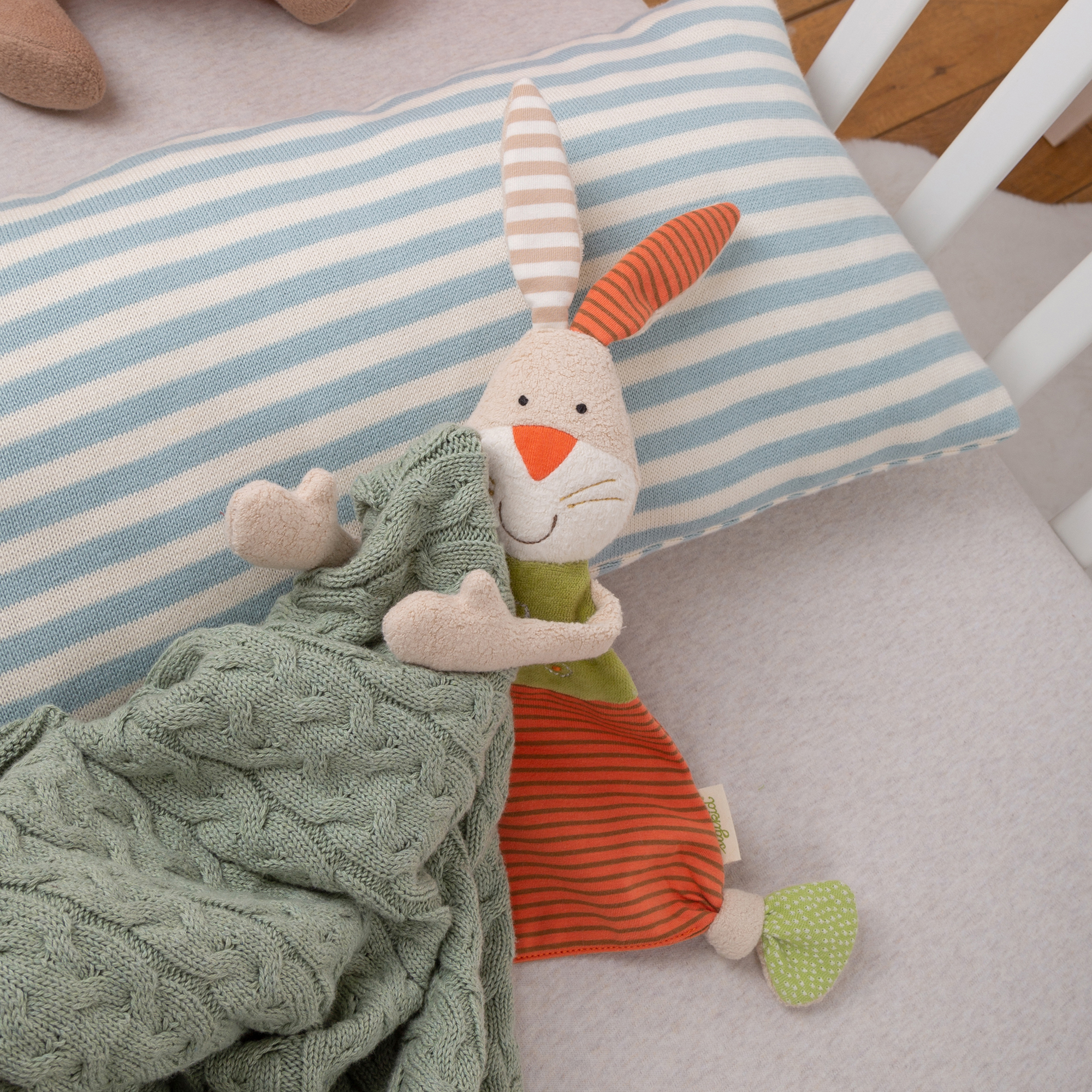 Baby blankie bunny, organic Baby blankie bunny, organic