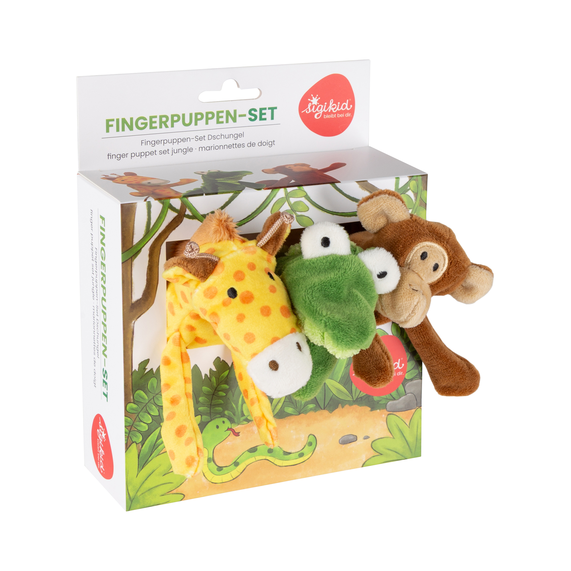 Fingerpuppen-Set Dschungel