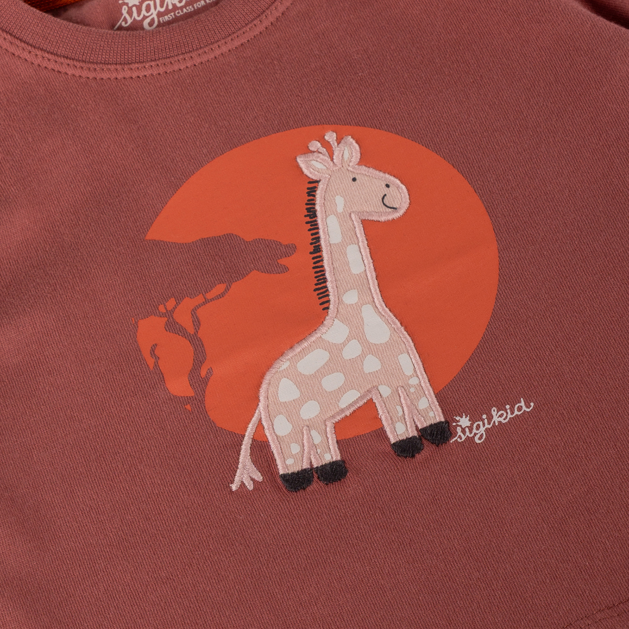 Baby T-shirt Giraffe, Savanne