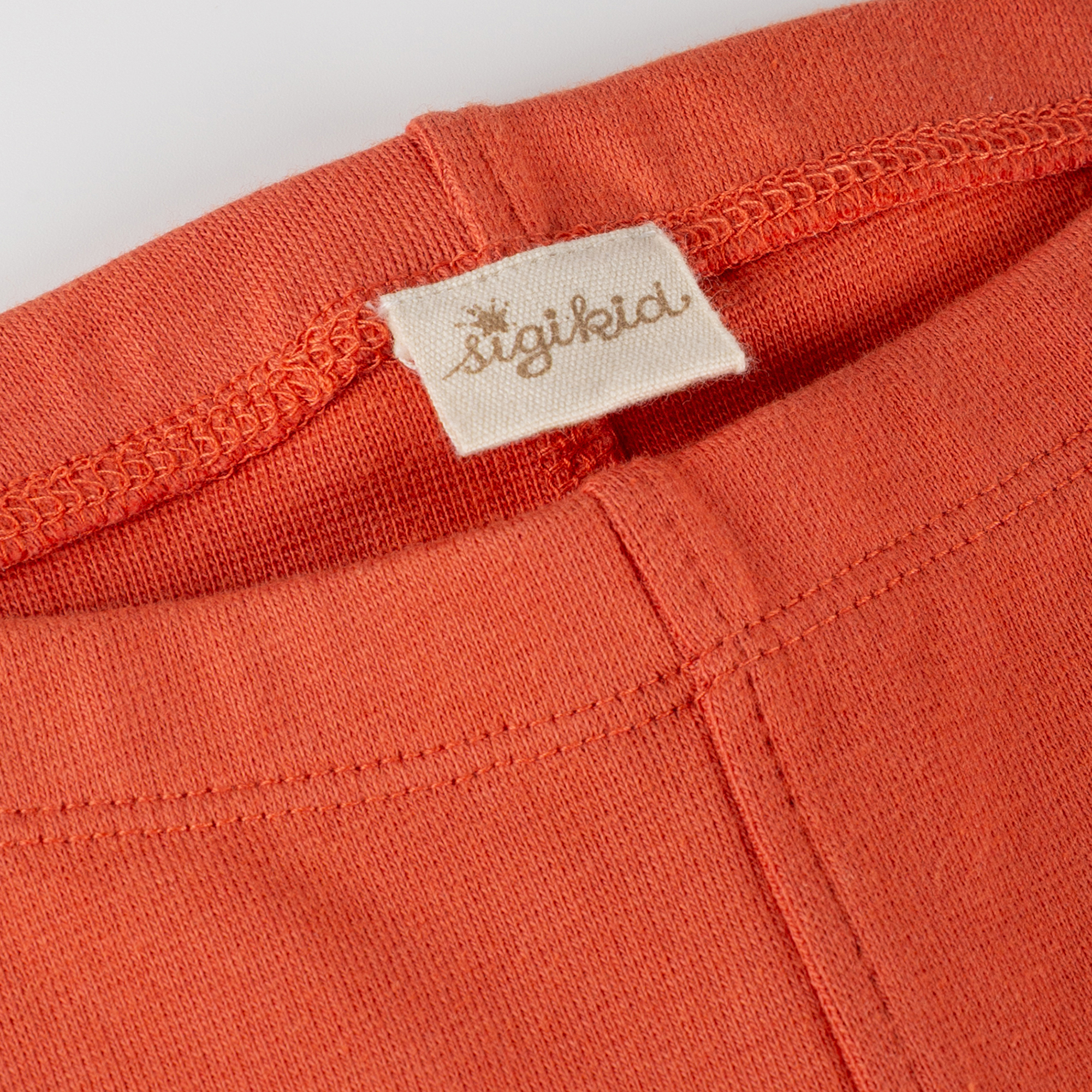 Girls' rib knit capri leggings Savanne, orange