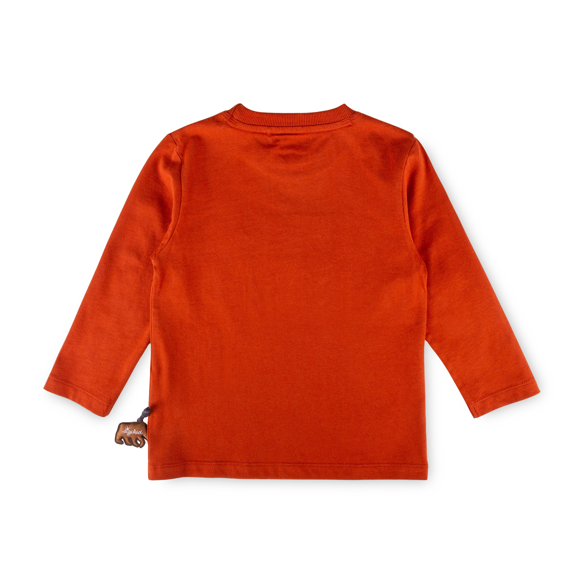 Kinder Langarmshirt Winterbär, rot
