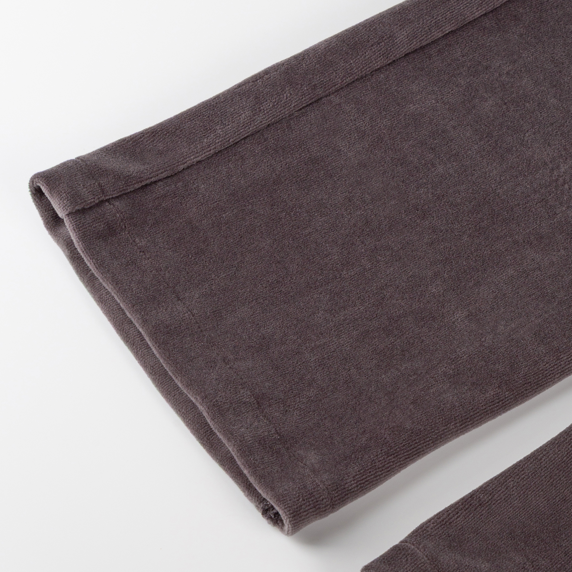 Wide children's velour pants, dark grey, Snow Bunny