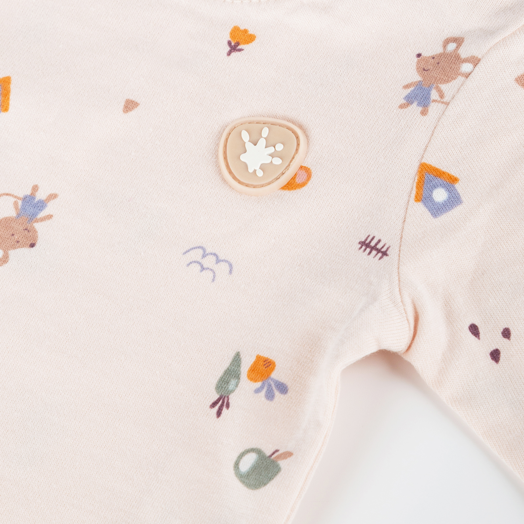 Newborn baby long sleeve Tee pastel pink