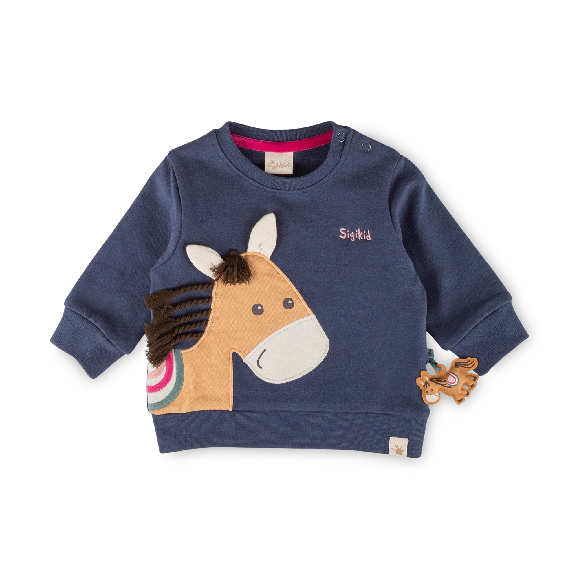 Baby Sweatshirt Pony Love, dunkelblau