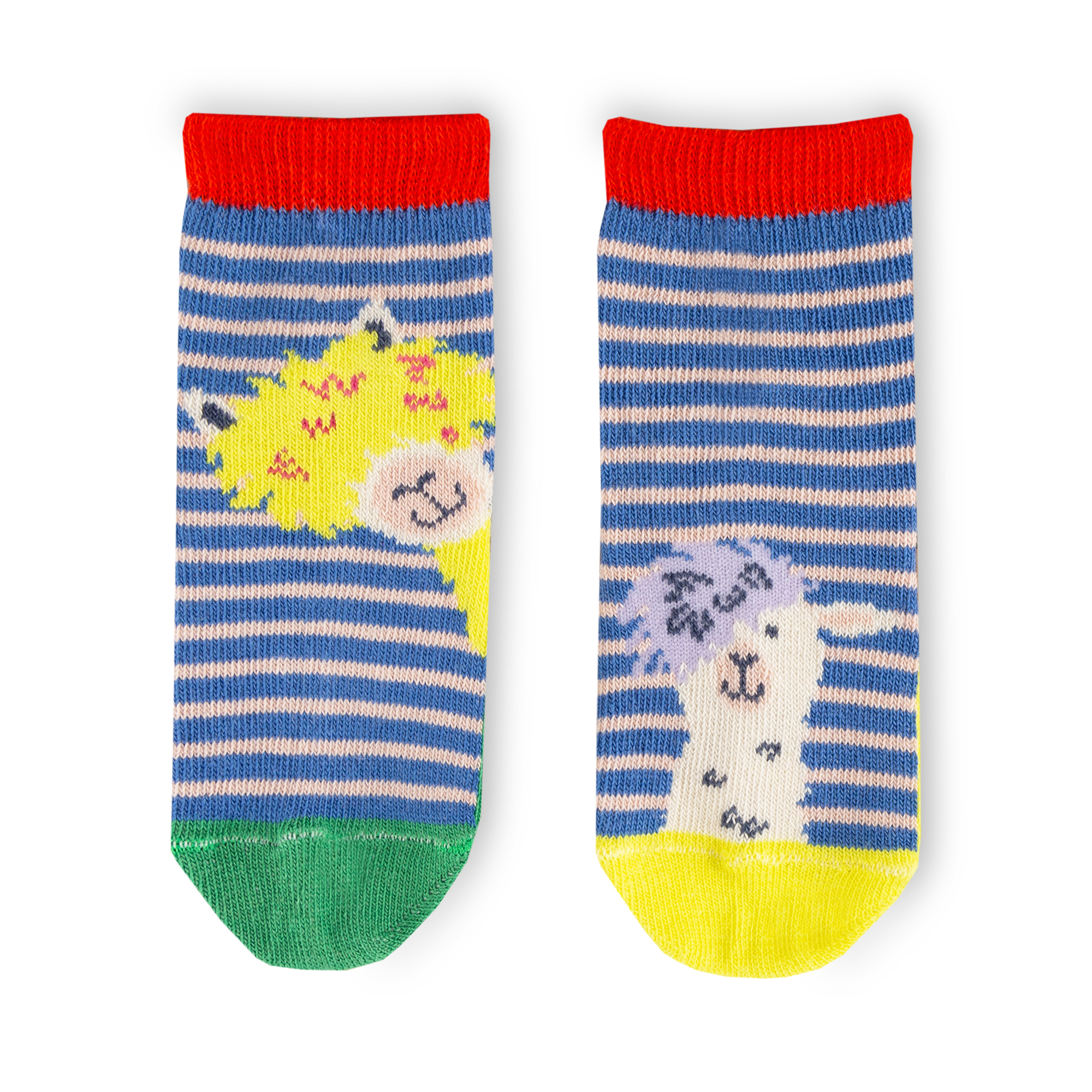 Kinder 3er Socken-Set, Lama, bunt