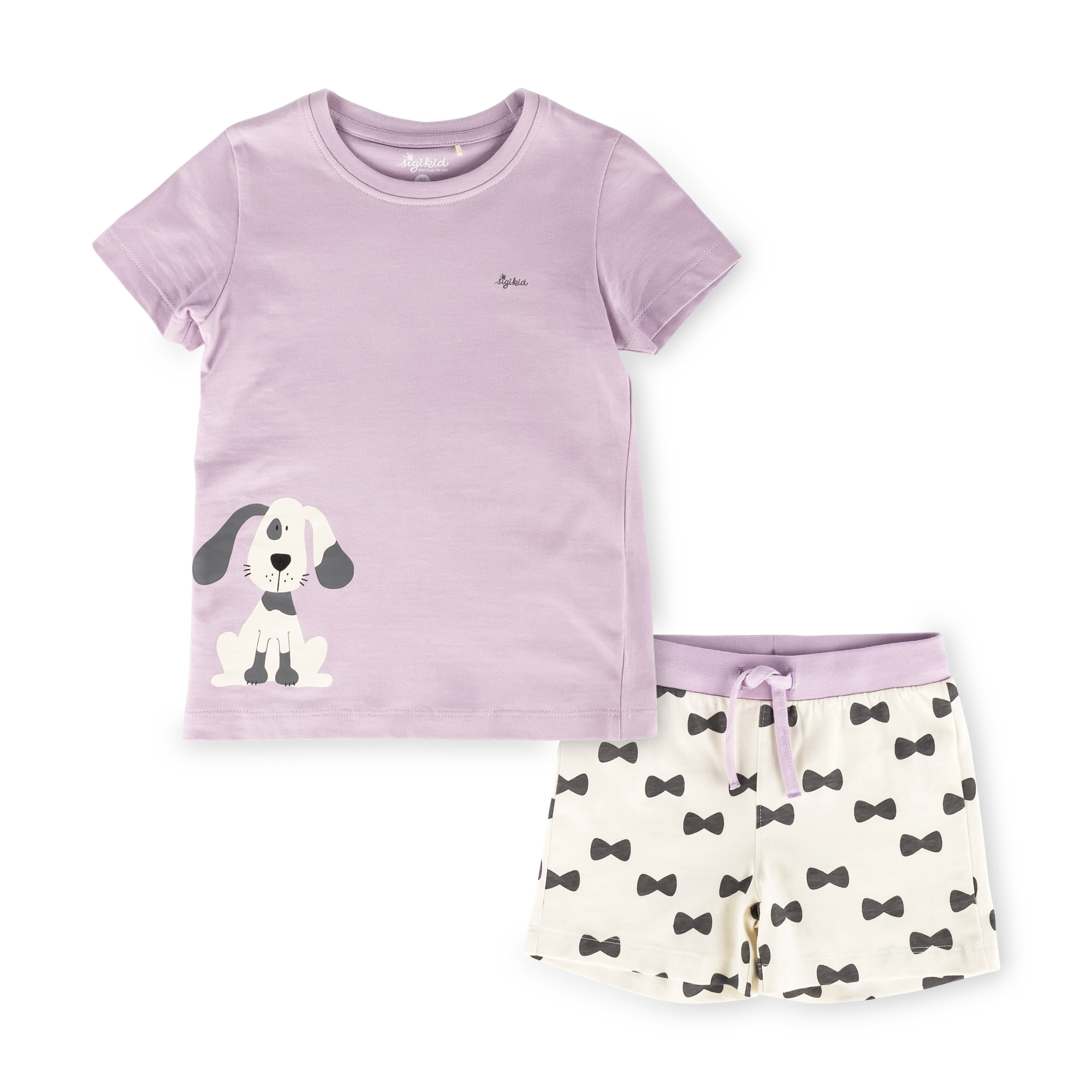Kinder Shorty Pyjama Hund, lila Kinder Shorty Pyjama Hund, lila