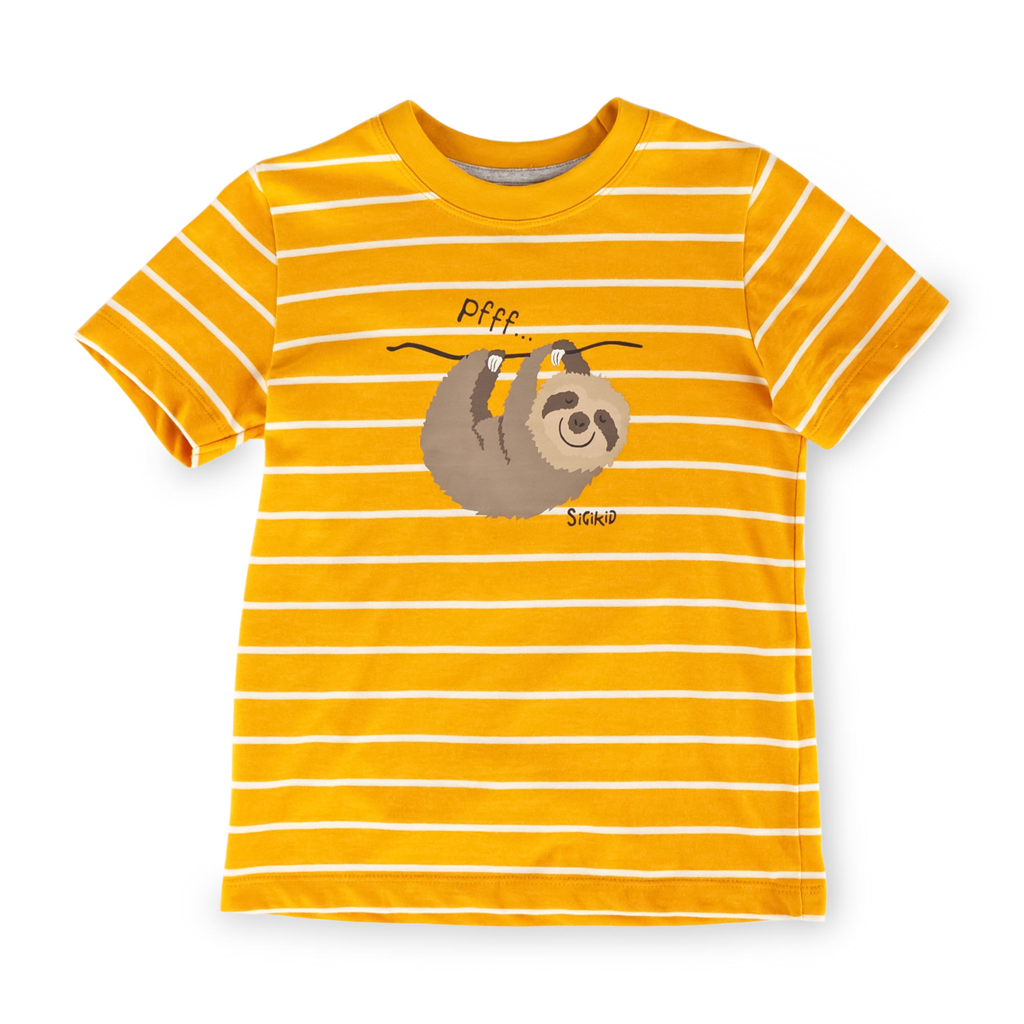 Children's shorty pyjamas sleepy sleuth, yellow/grey