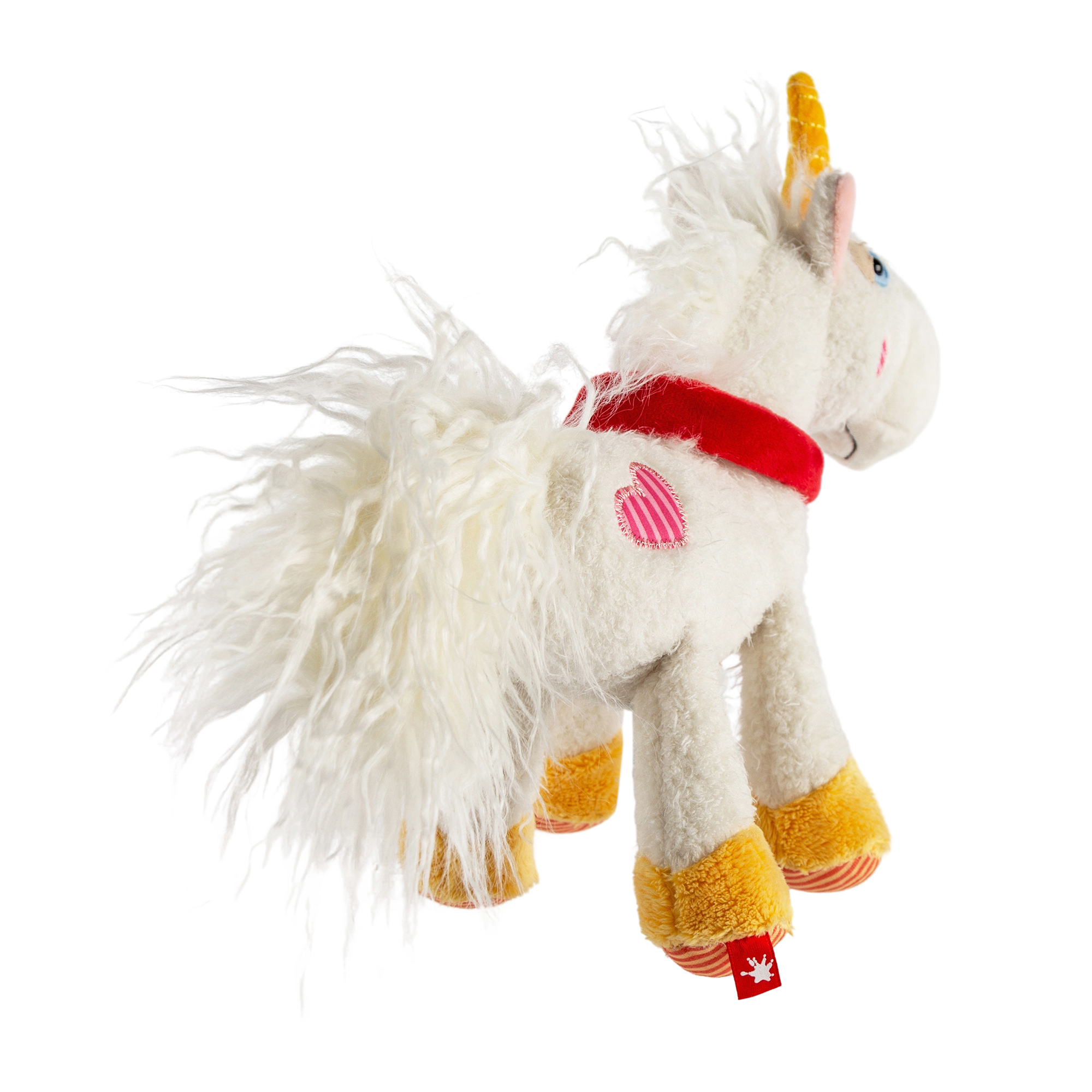 Cuddle unicorn Sunny, white/gold