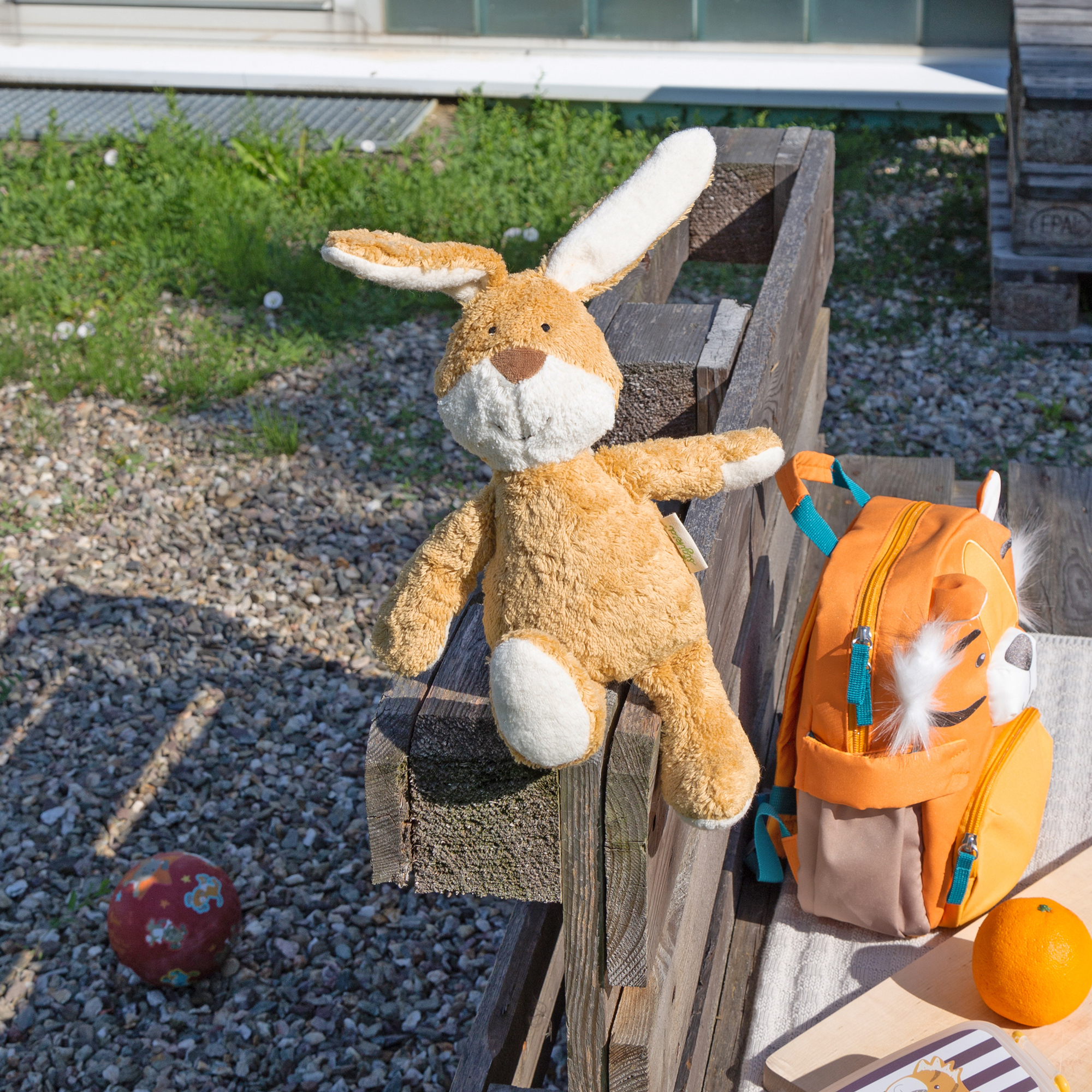 Organic soft toy bunny