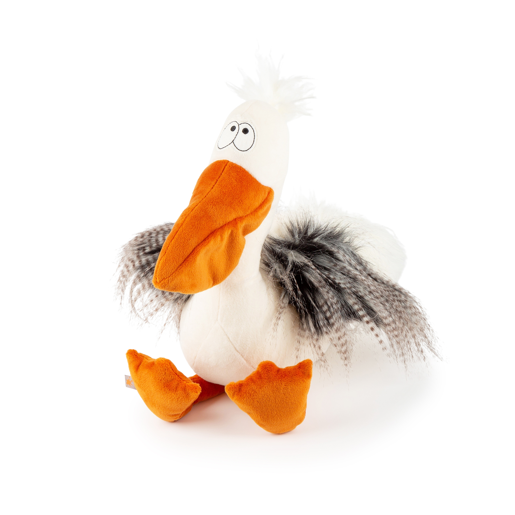 Plush pelican Romeo Pelikano, Kikeriki