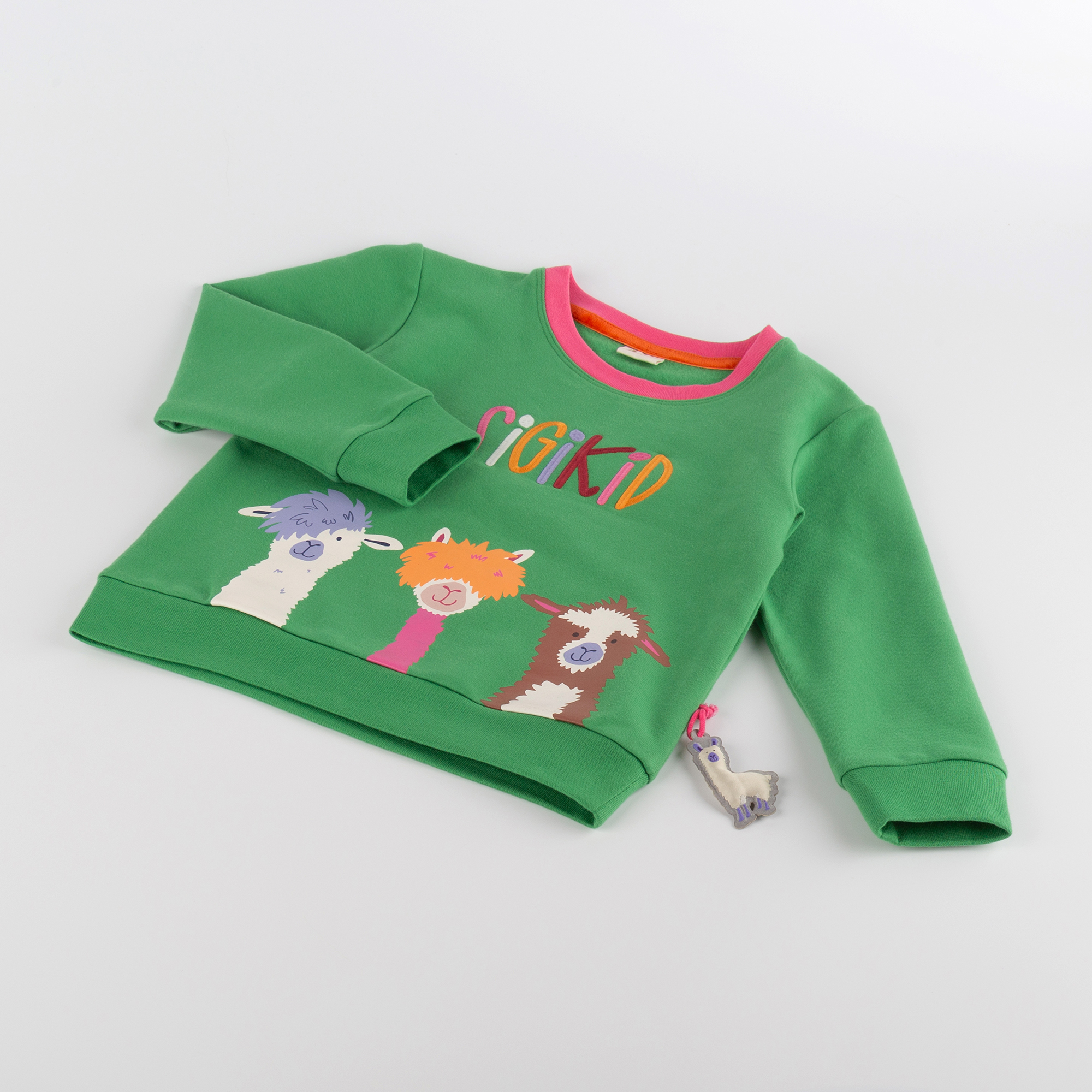 Cuddly soft children's sweatshirt Crazy Llamas