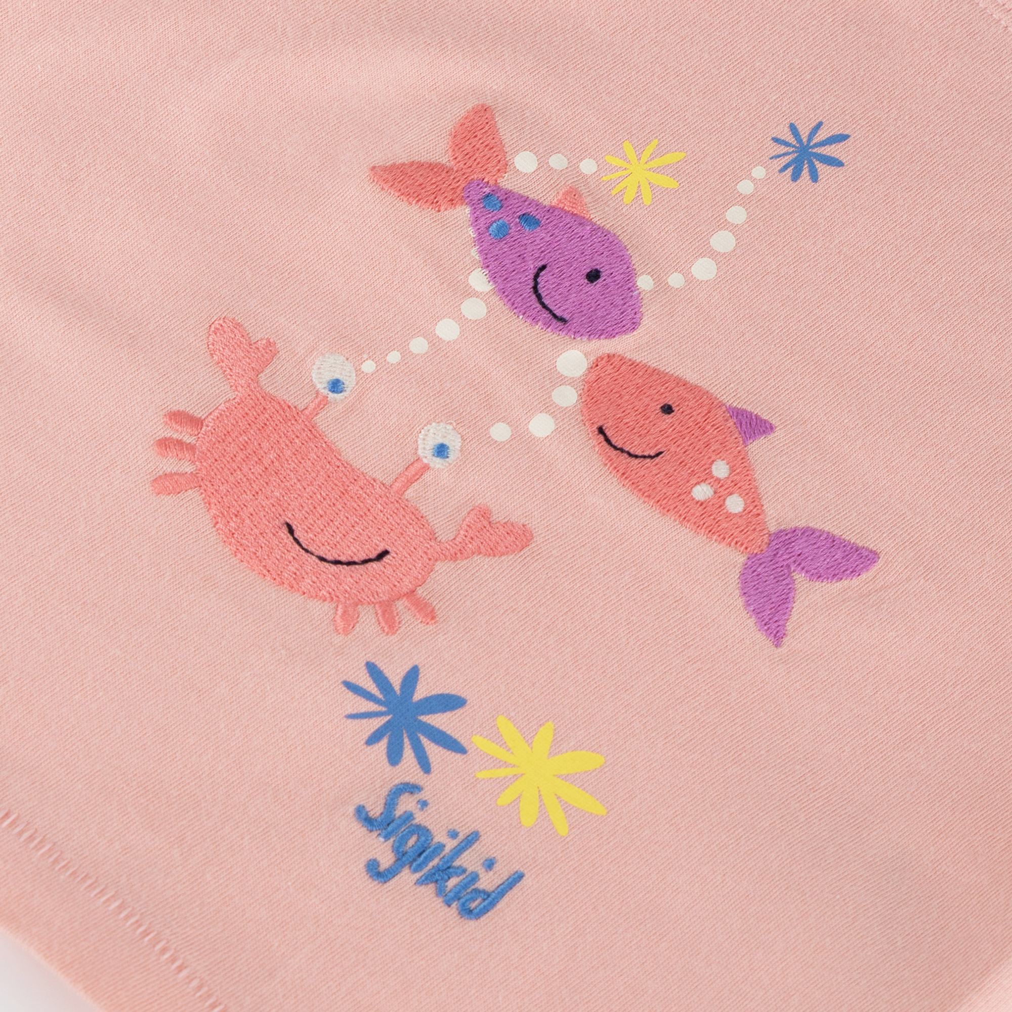 Baby T-Shirt Fischchen, rosa, Summer Vibes