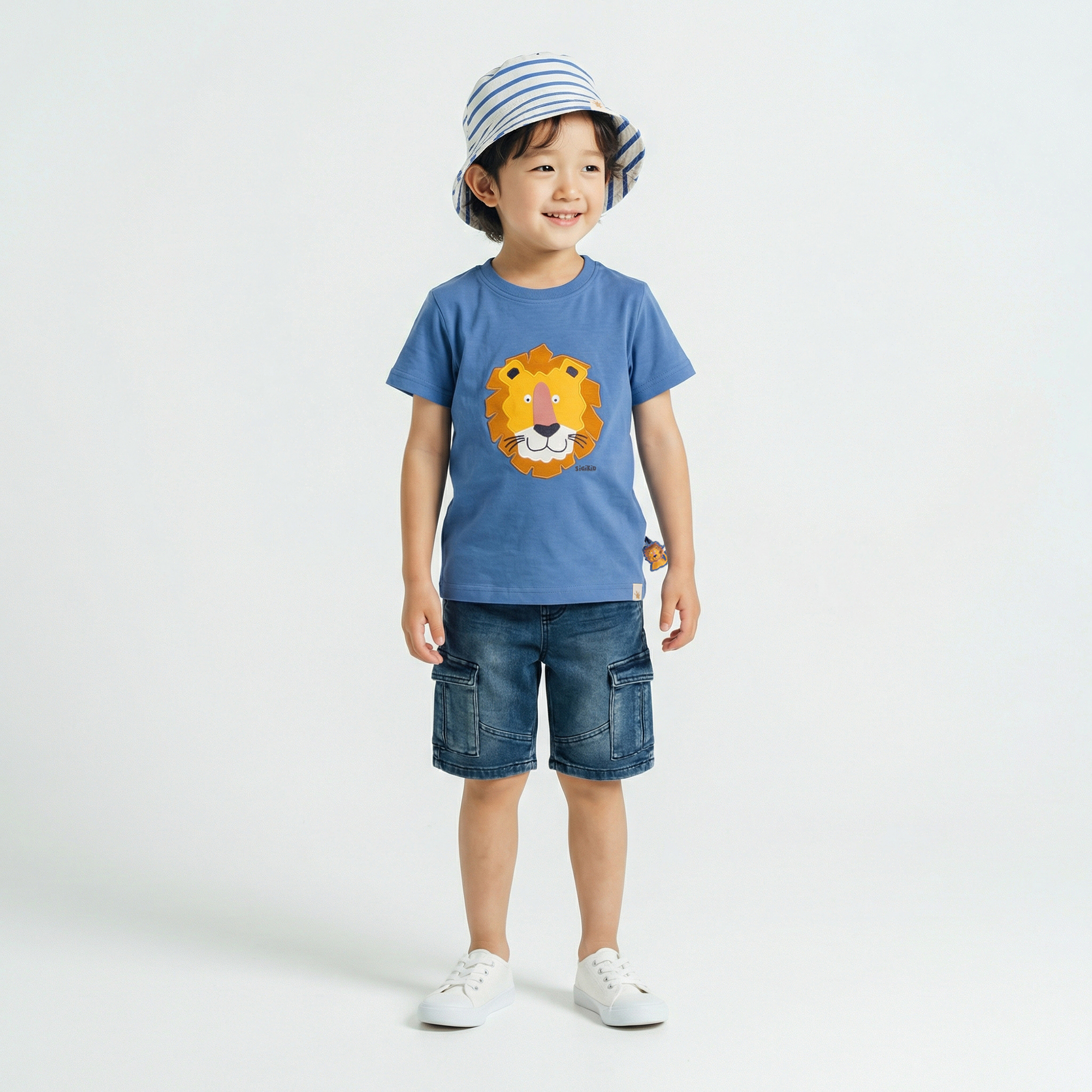 Kinder Ringel Sommerhut Tiger & Löwe