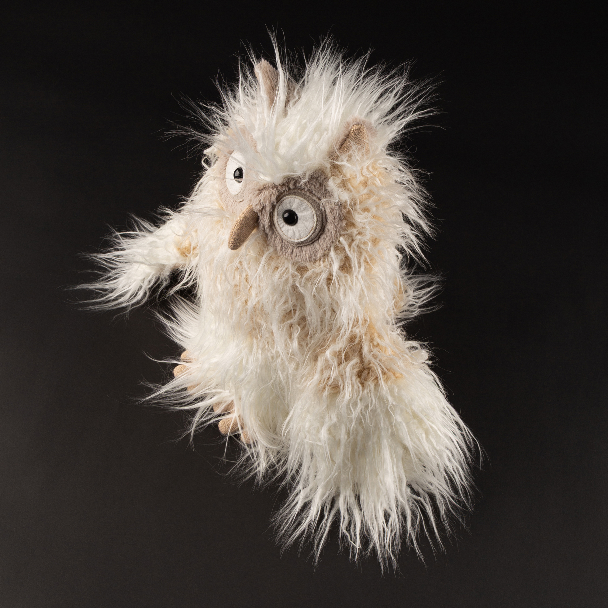 Plush owl Miss Lumière - The Night Thinker, Beasts