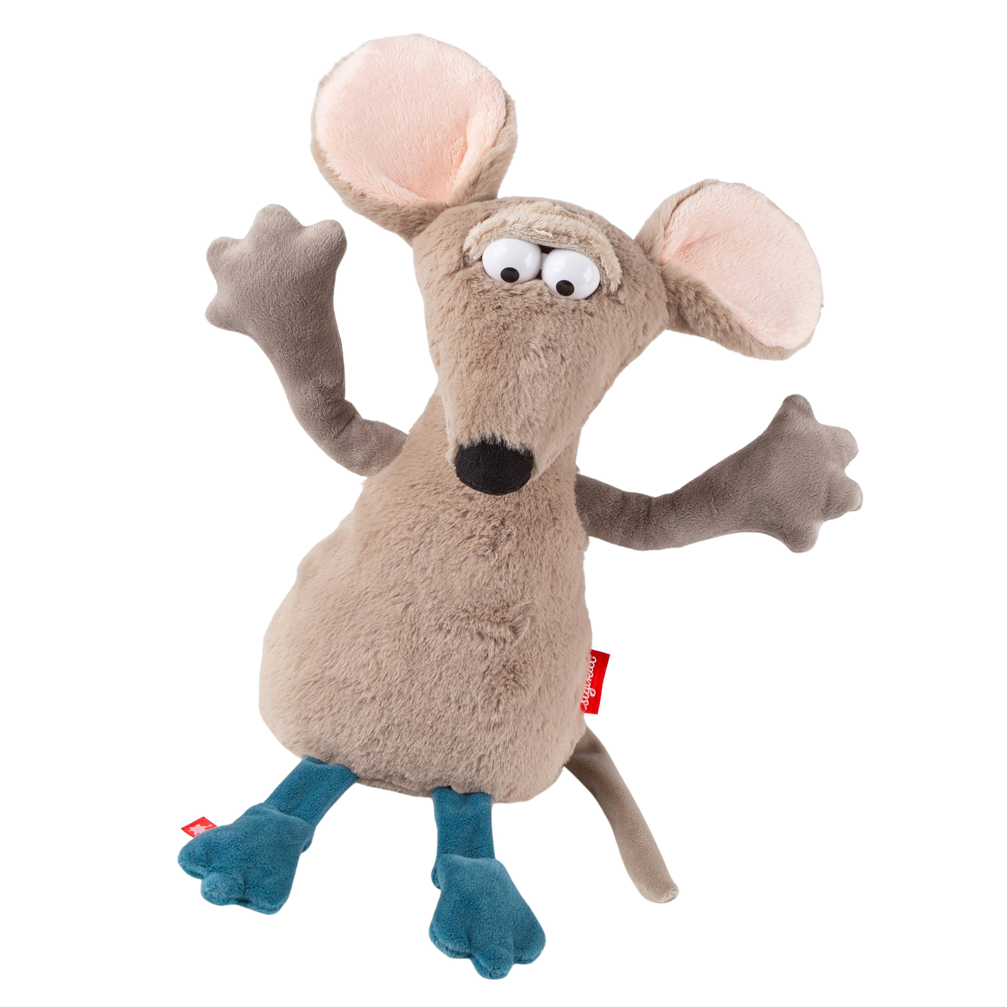 Shapeable plush toy mouse