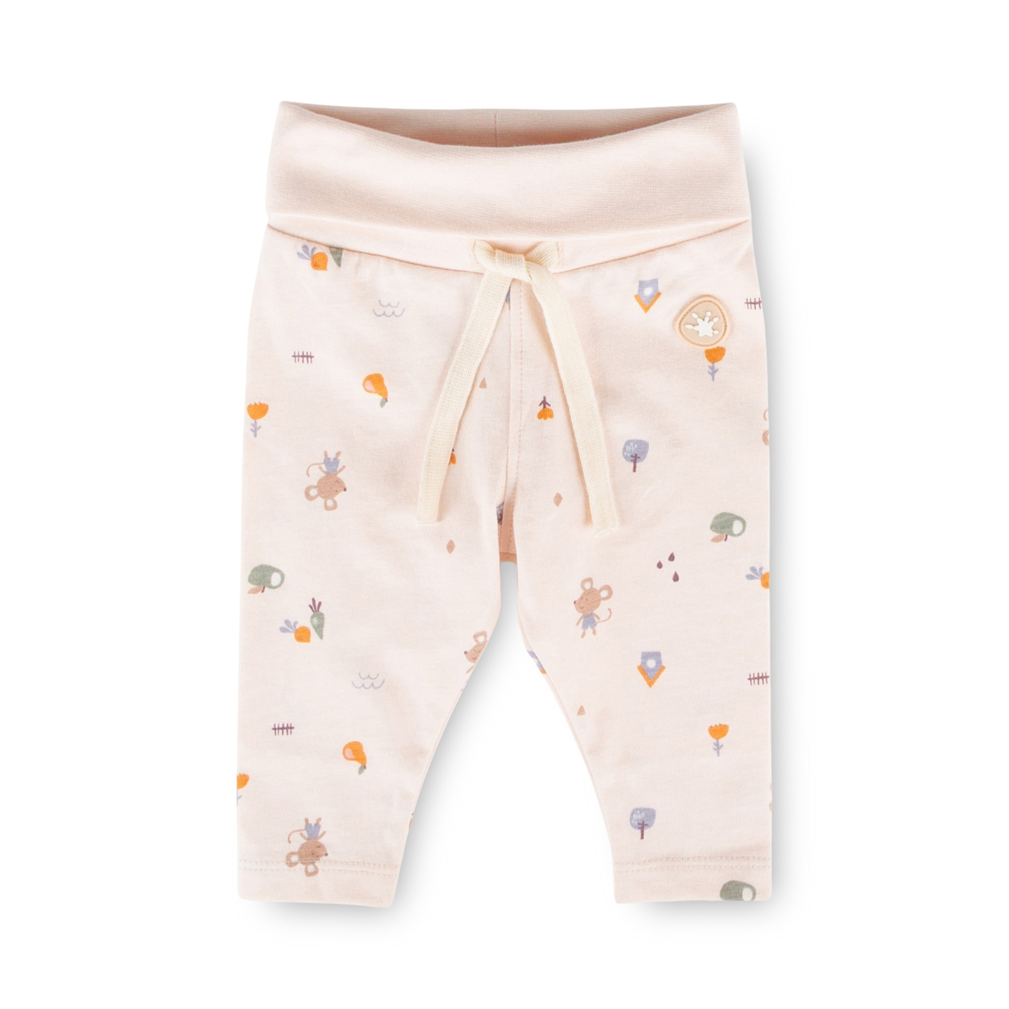 Newborn baby pants, pastel pink