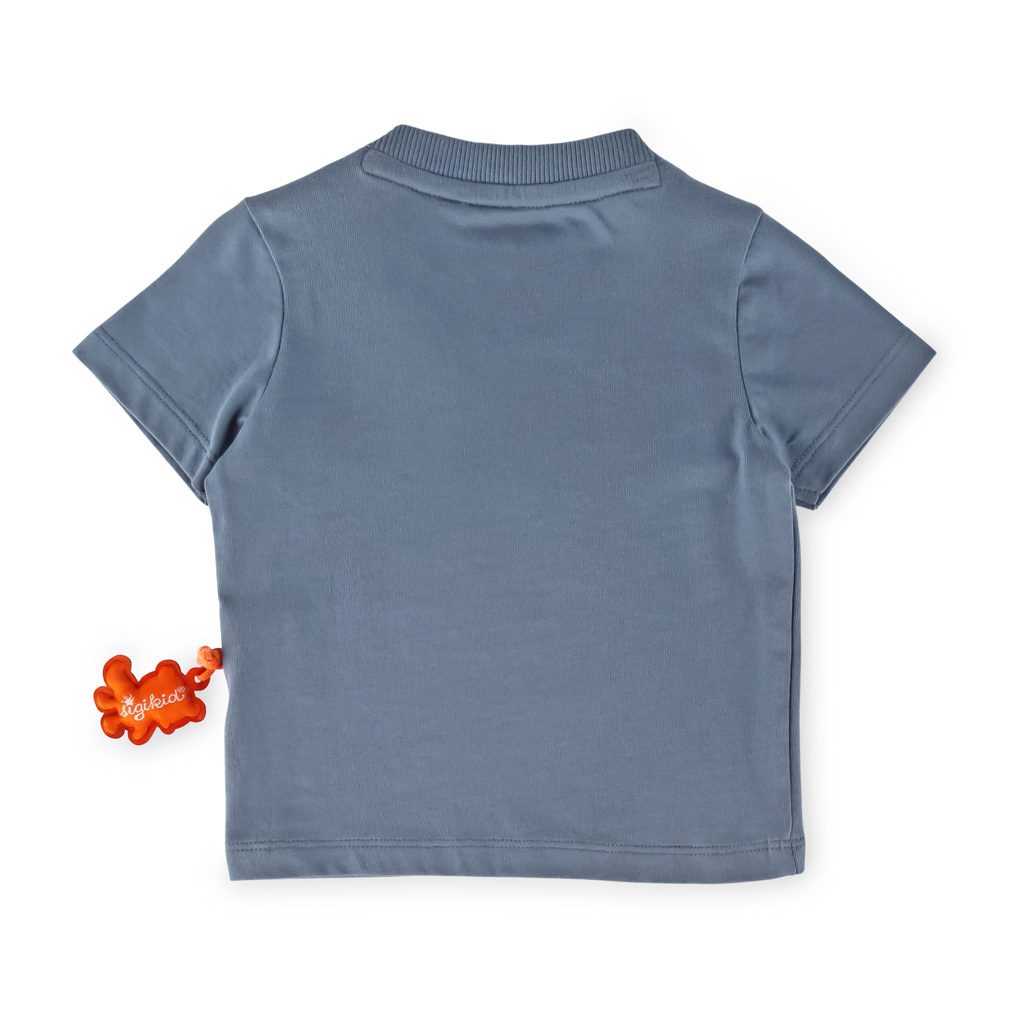 Blaues Baby T-Shirt mit Tiger Motiv, blau