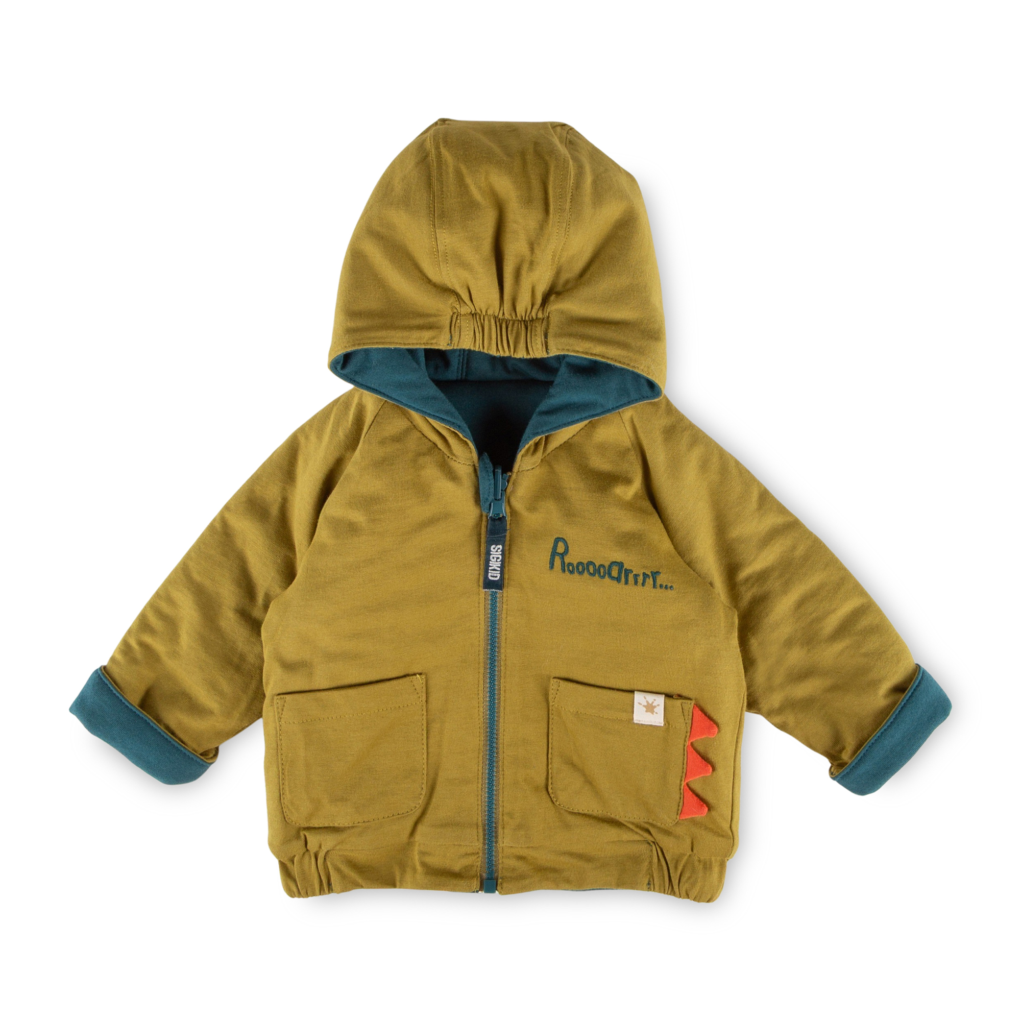 Baby Wendejacke mit Kapuze, Dino Fun