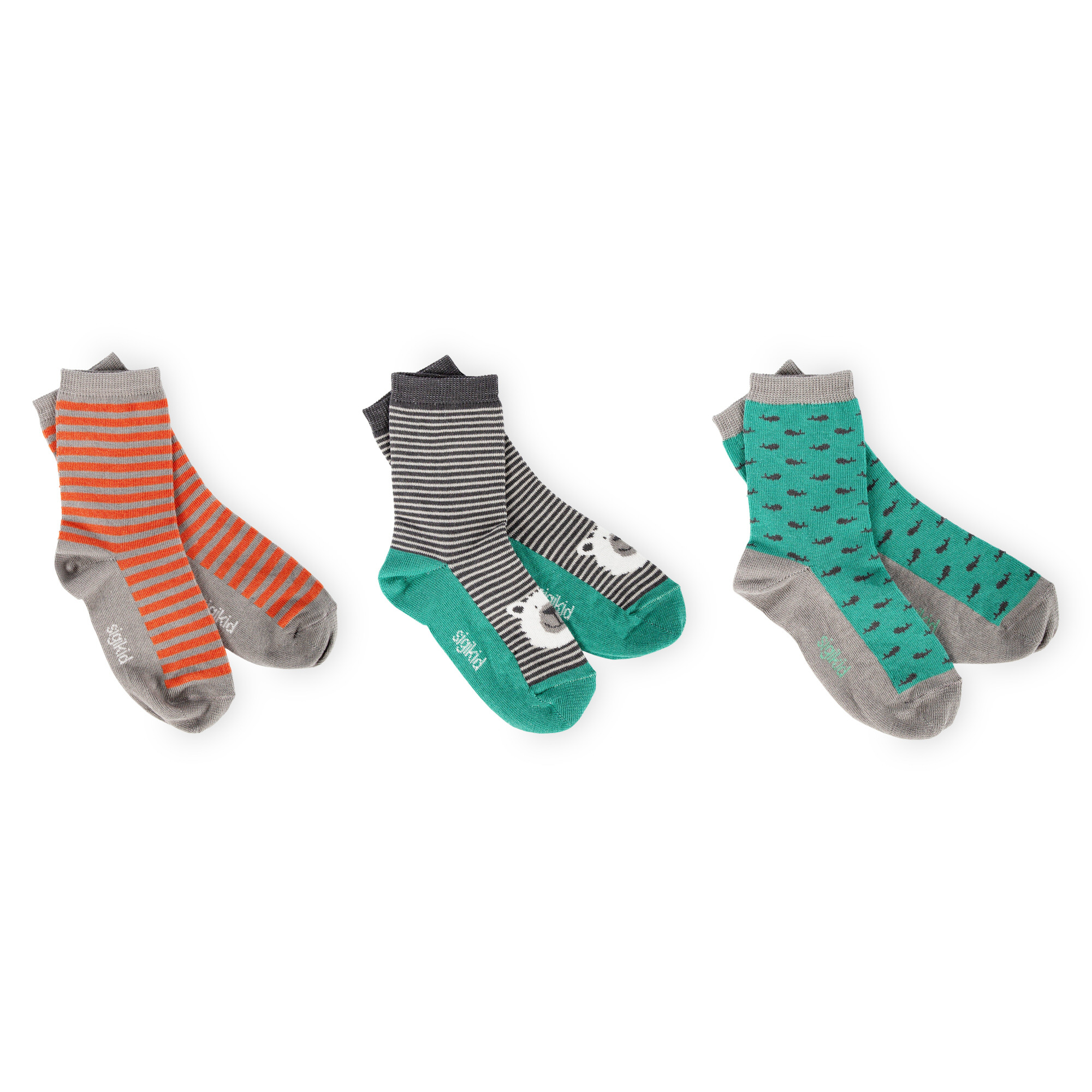 Set of 3 different pairs of children's socks, Polar Expedition