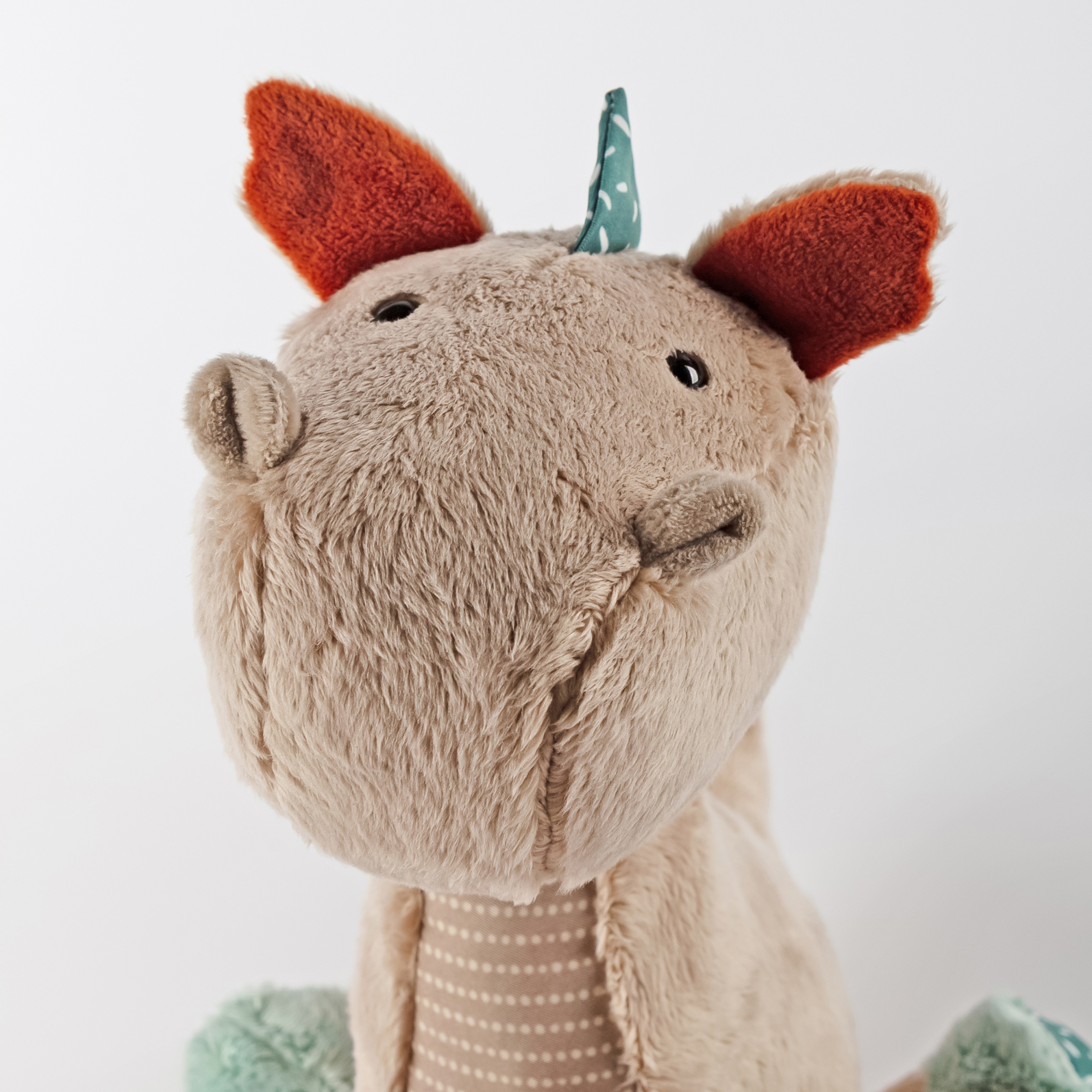 Plush toy baby dragon, Patchwork Sweety