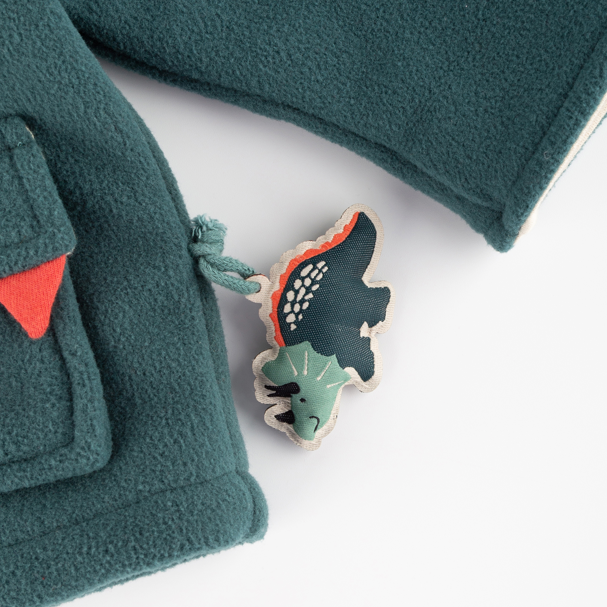 Baby pixie hood fleece jacket, Dino World Baby pixie hood fleece jacket, Dino World