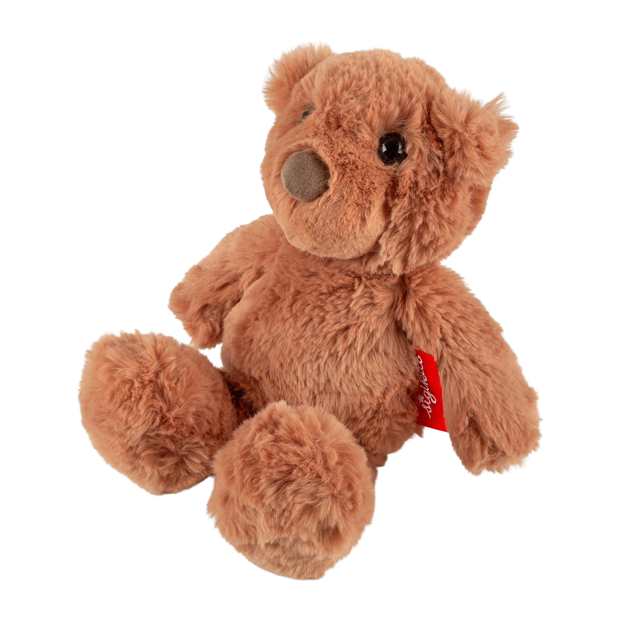 Silky soft plush toy teddy bear, brown