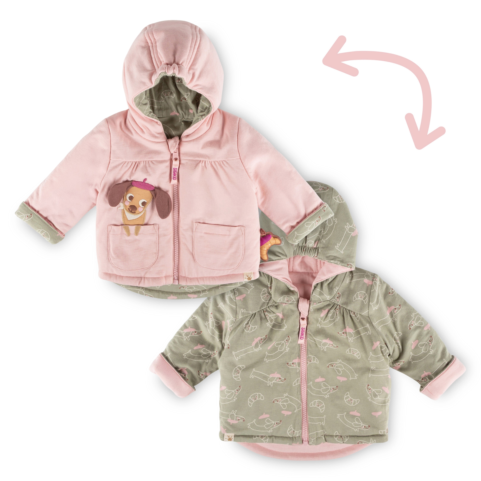 Baby Wendejacke wattiert, Petit Croissant