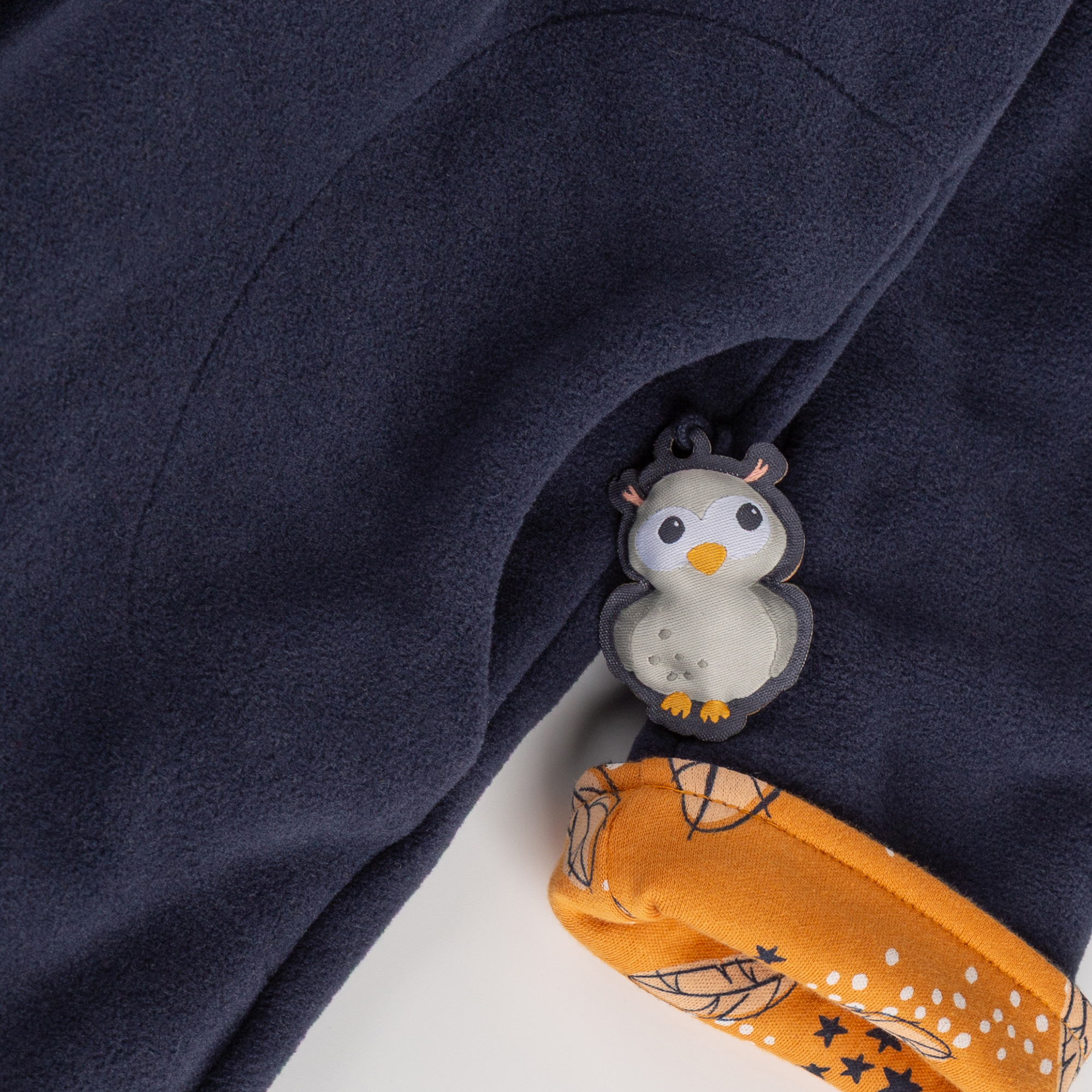 Kinder Fleecemantel Eule Magic Owl, dunkelblau Kinder Fleecemantel Eule Magic Owl, dunkelblau