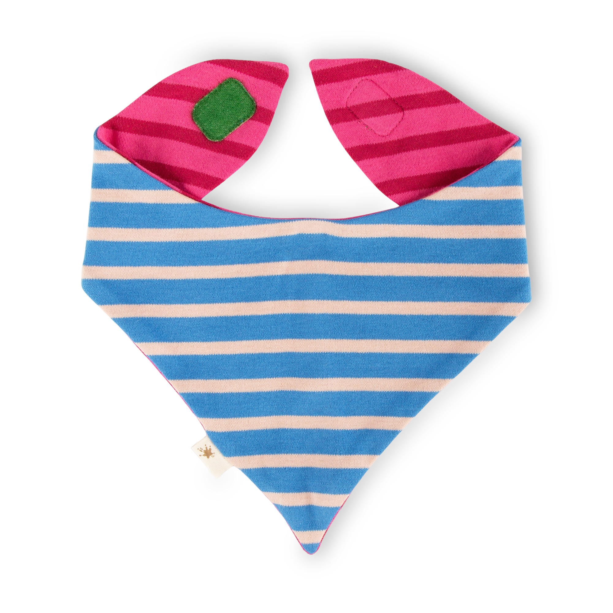 Reversible baby bandana bib Crazy Llama Reversible baby bandana bib Crazy Llama
