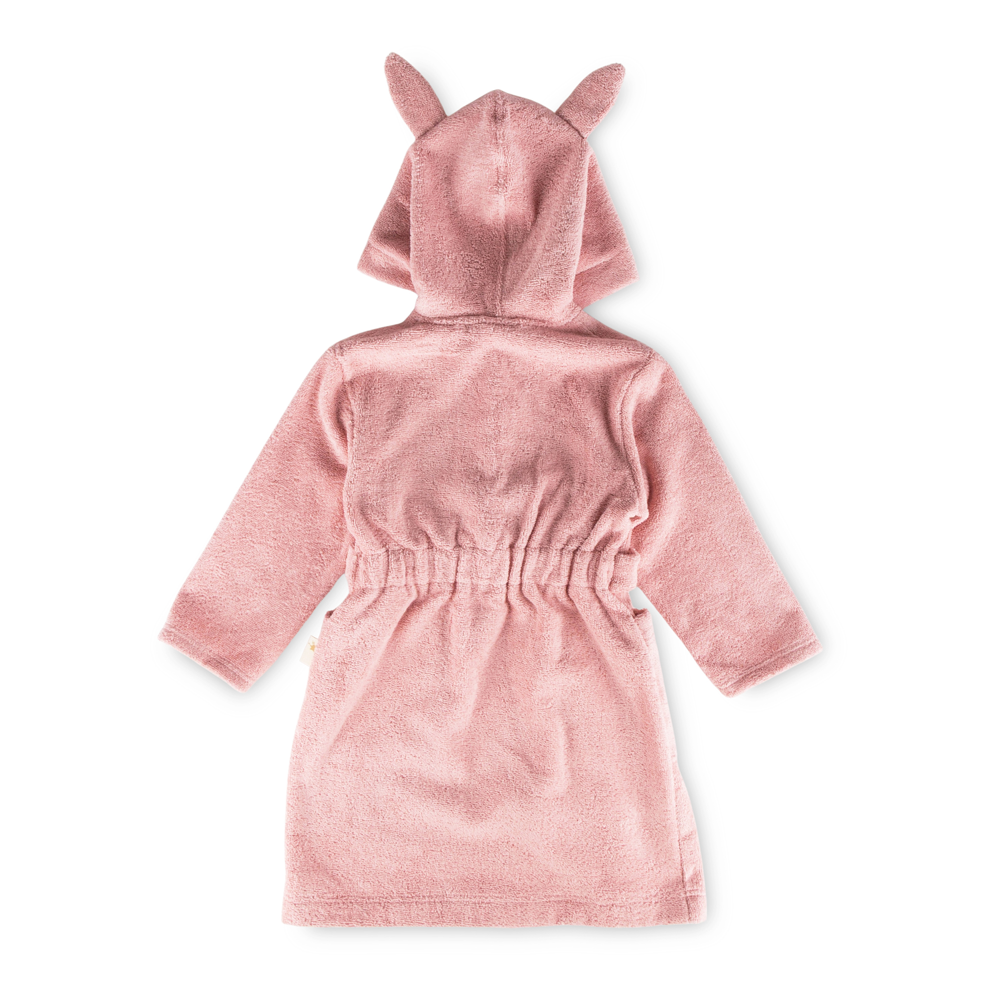 Girls' bunny bath robe, hooded