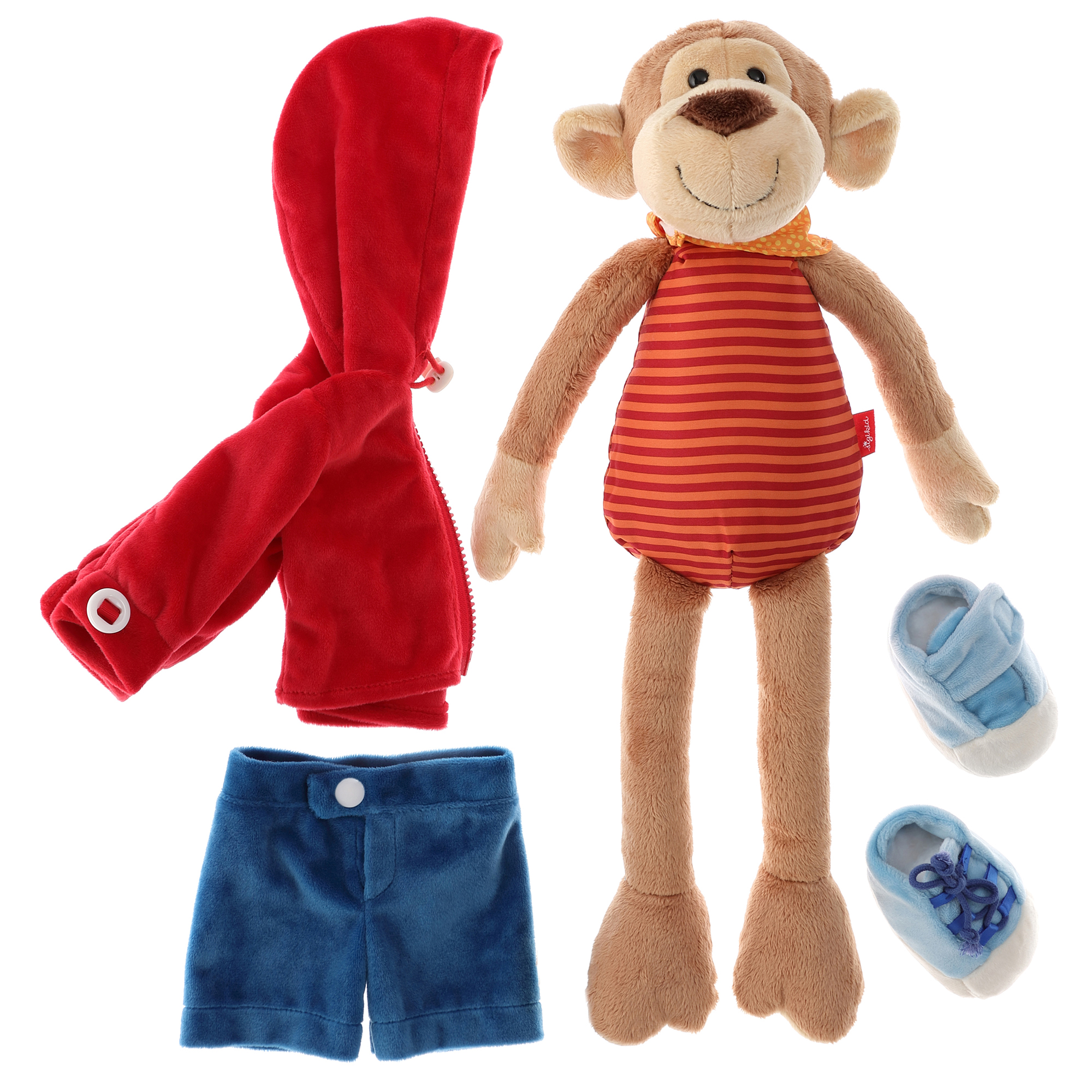 Learn to dress plush monkey Keko