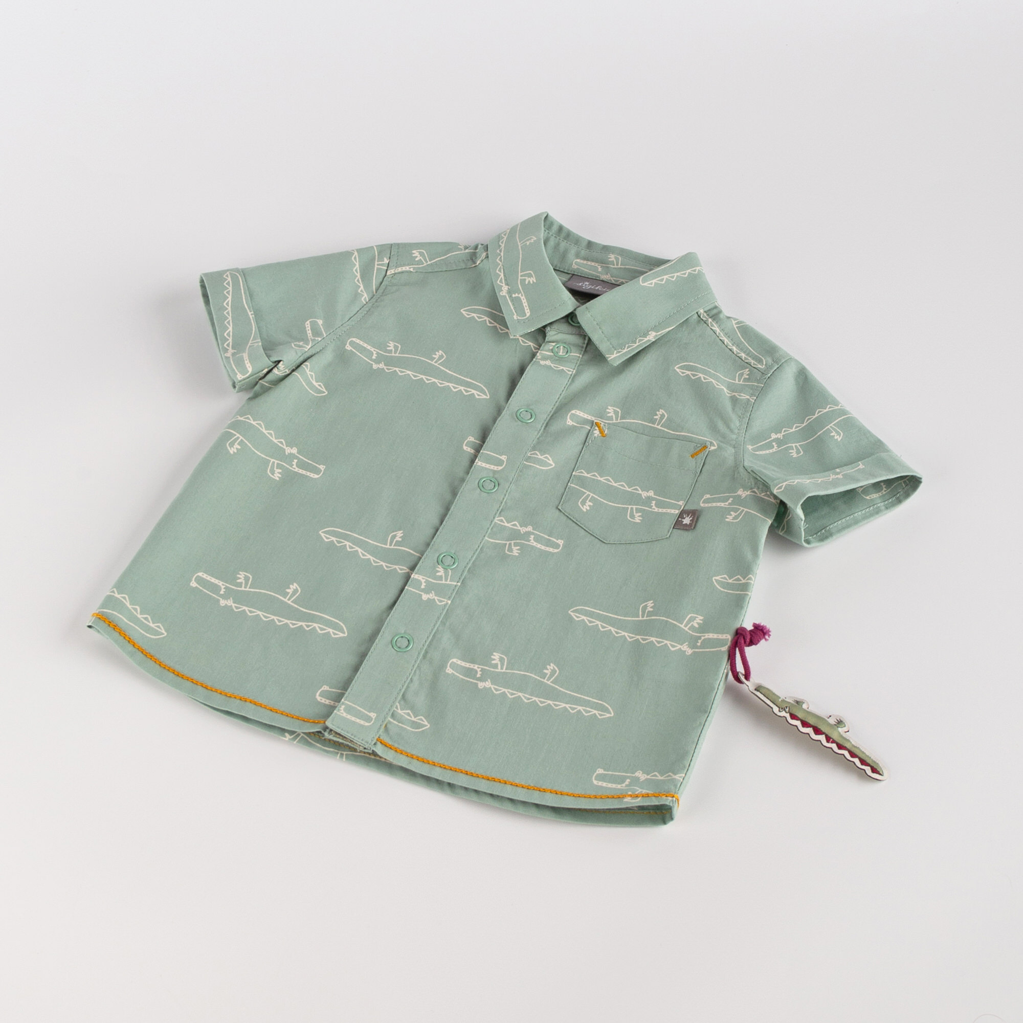 Baby short sleeve shirt Happy Crocodile Baby short sleeve shirt Happy Crocodile