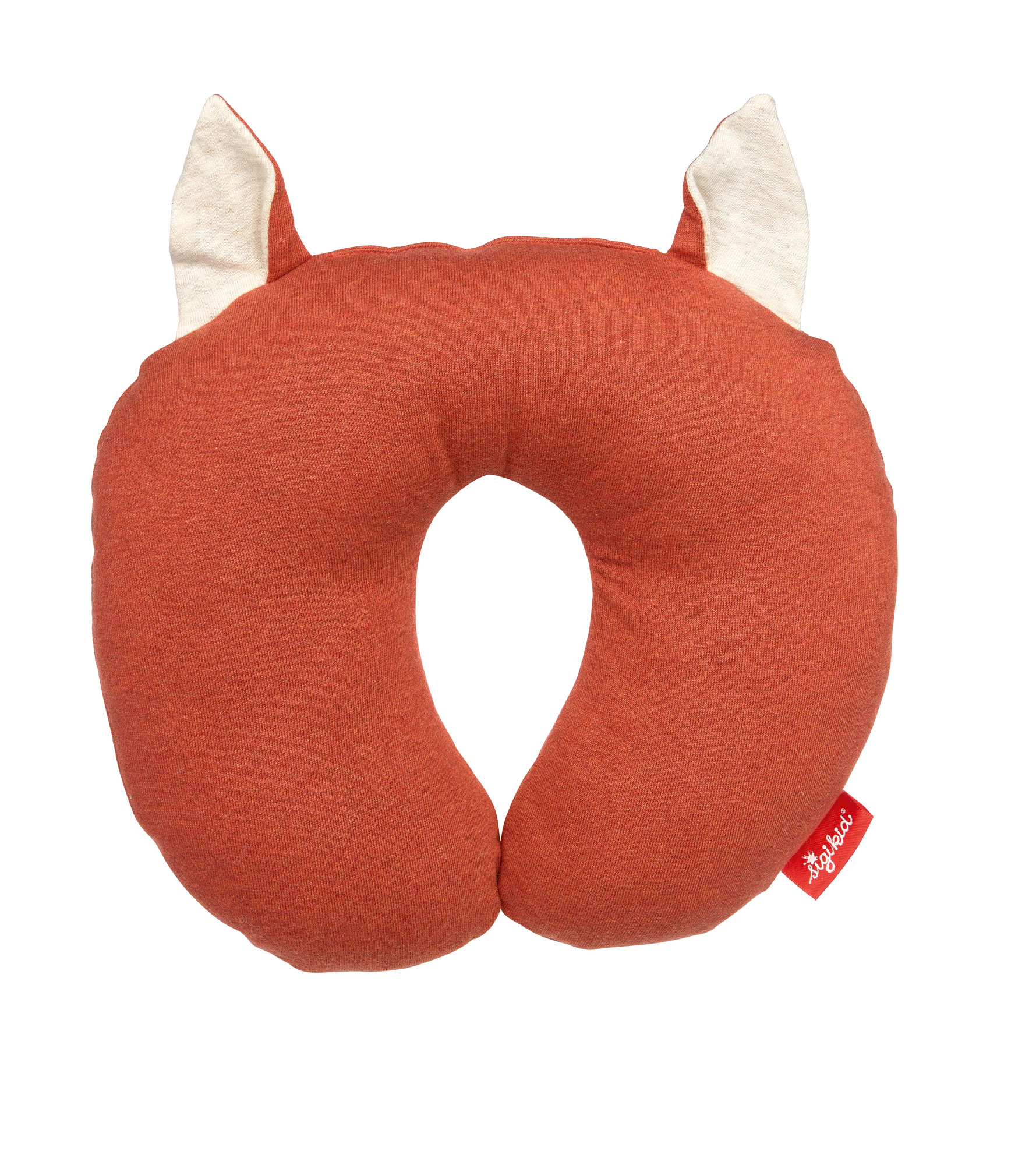 Children's travel neck pillow fox